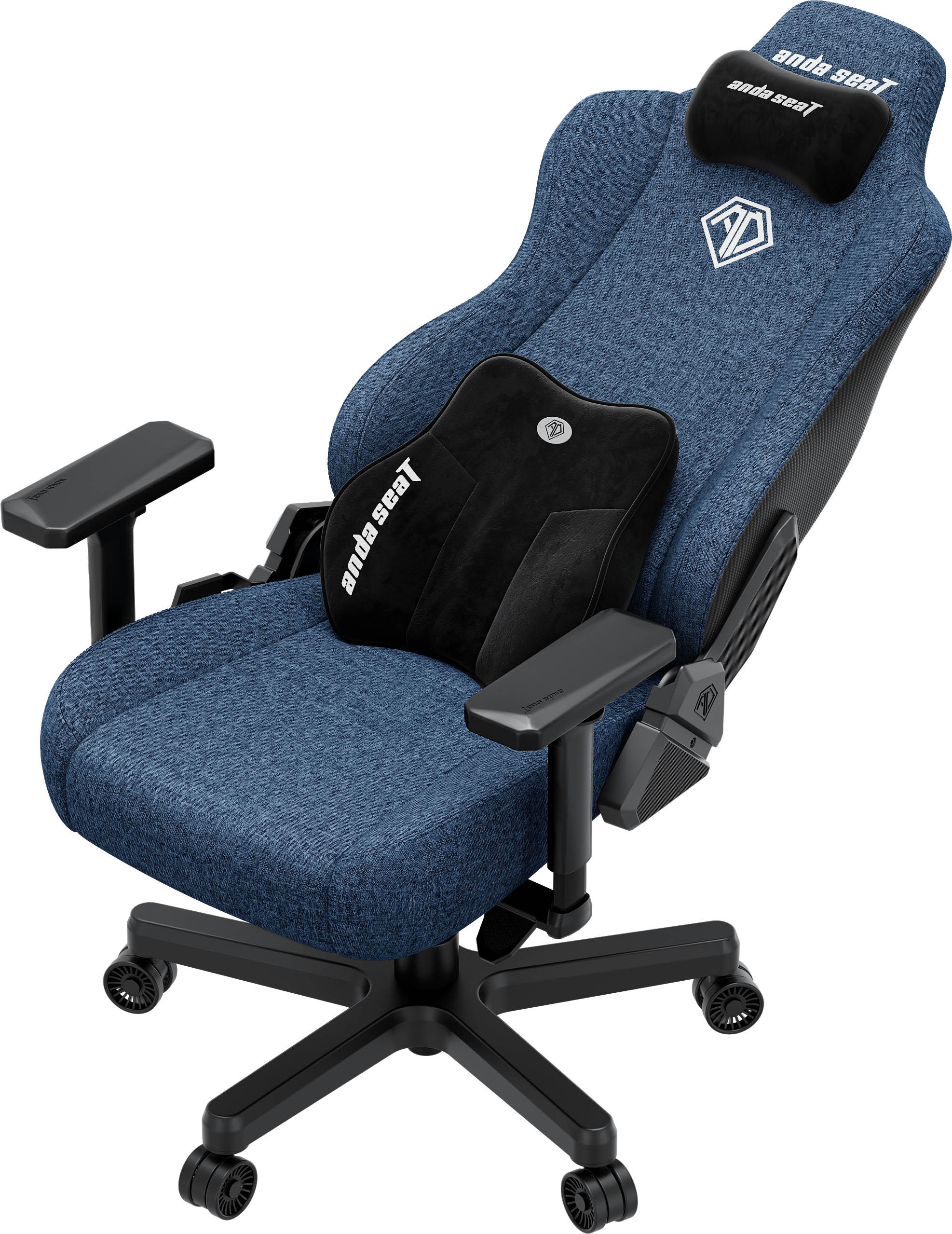 Крісло геймерське Anda Seat Kaiser 3E XL Linen Dark Blue (871488086) фото