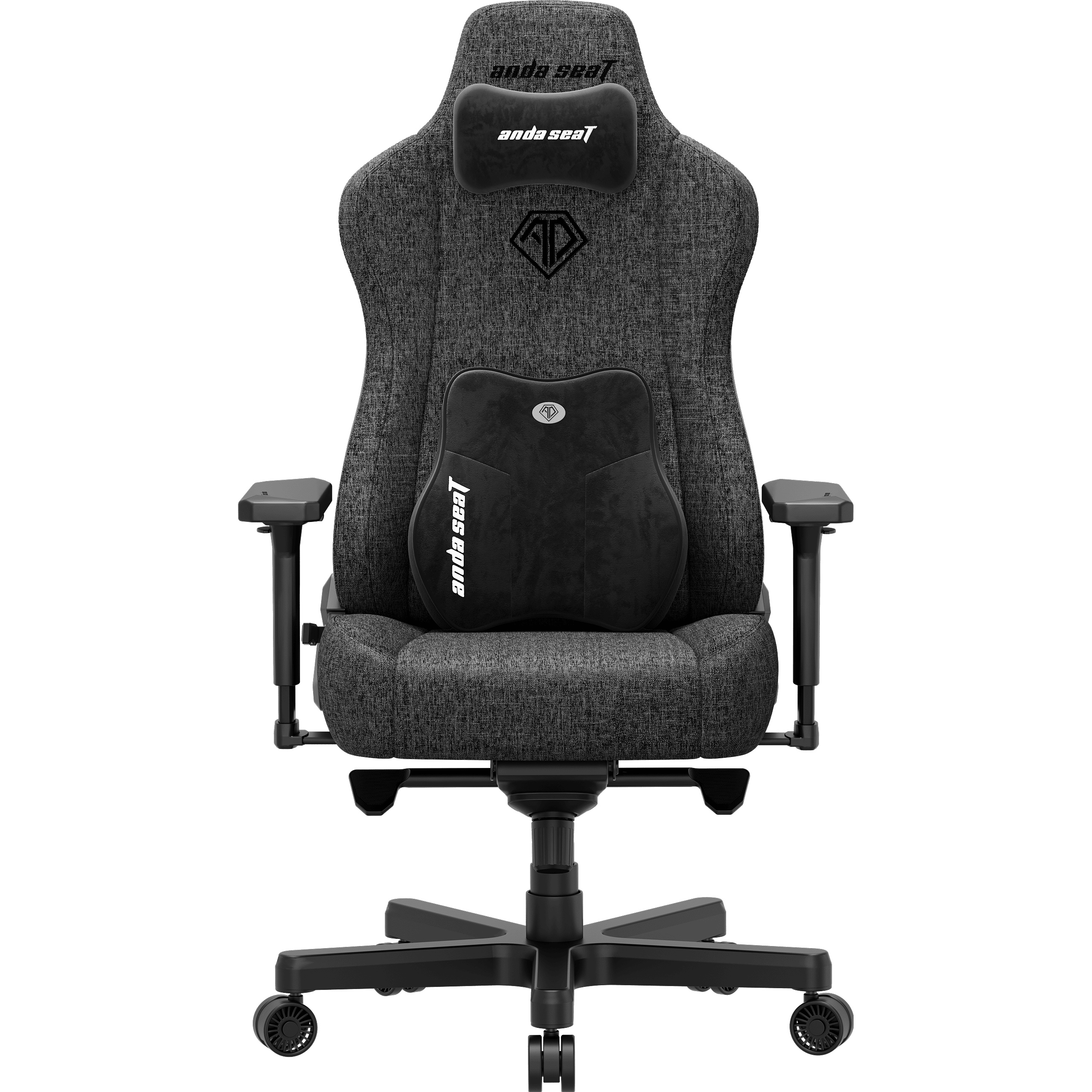 Крісло геймерське Anda Seat Kaiser 3E XL Linen Dark Grey (871486393) дешево