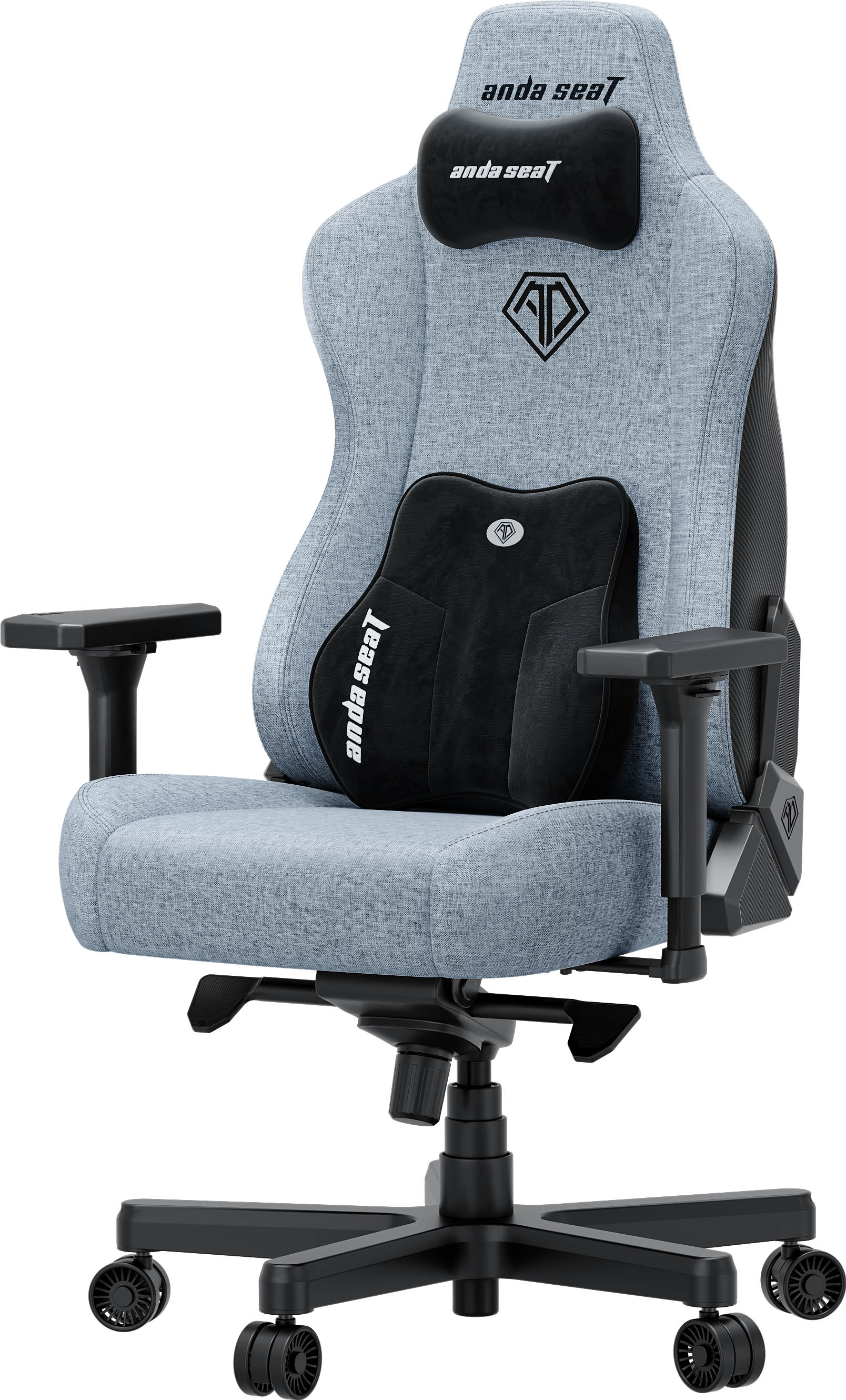 Кресло геймерское Anda Seat Kaiser 3E XL Linen Grey blue (871488093) недорого