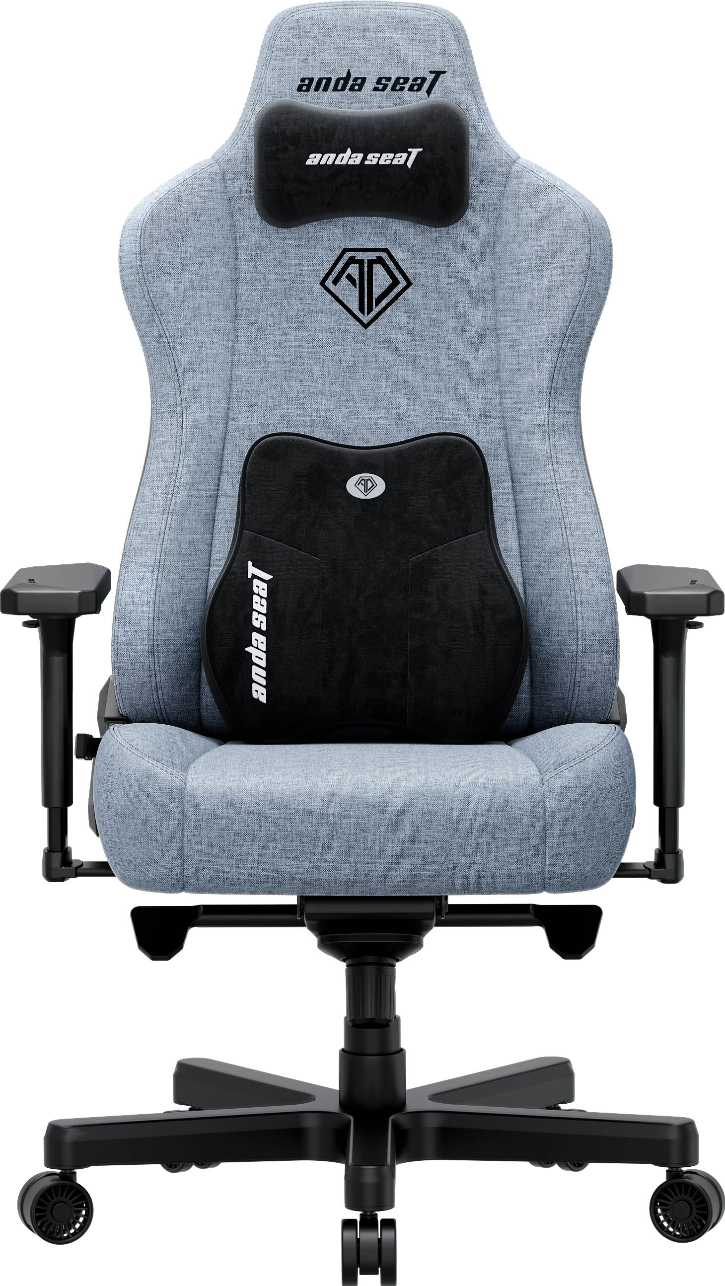 Кресло геймерское Anda Seat Kaiser 3E XL Linen Grey blue (871488093) дешево