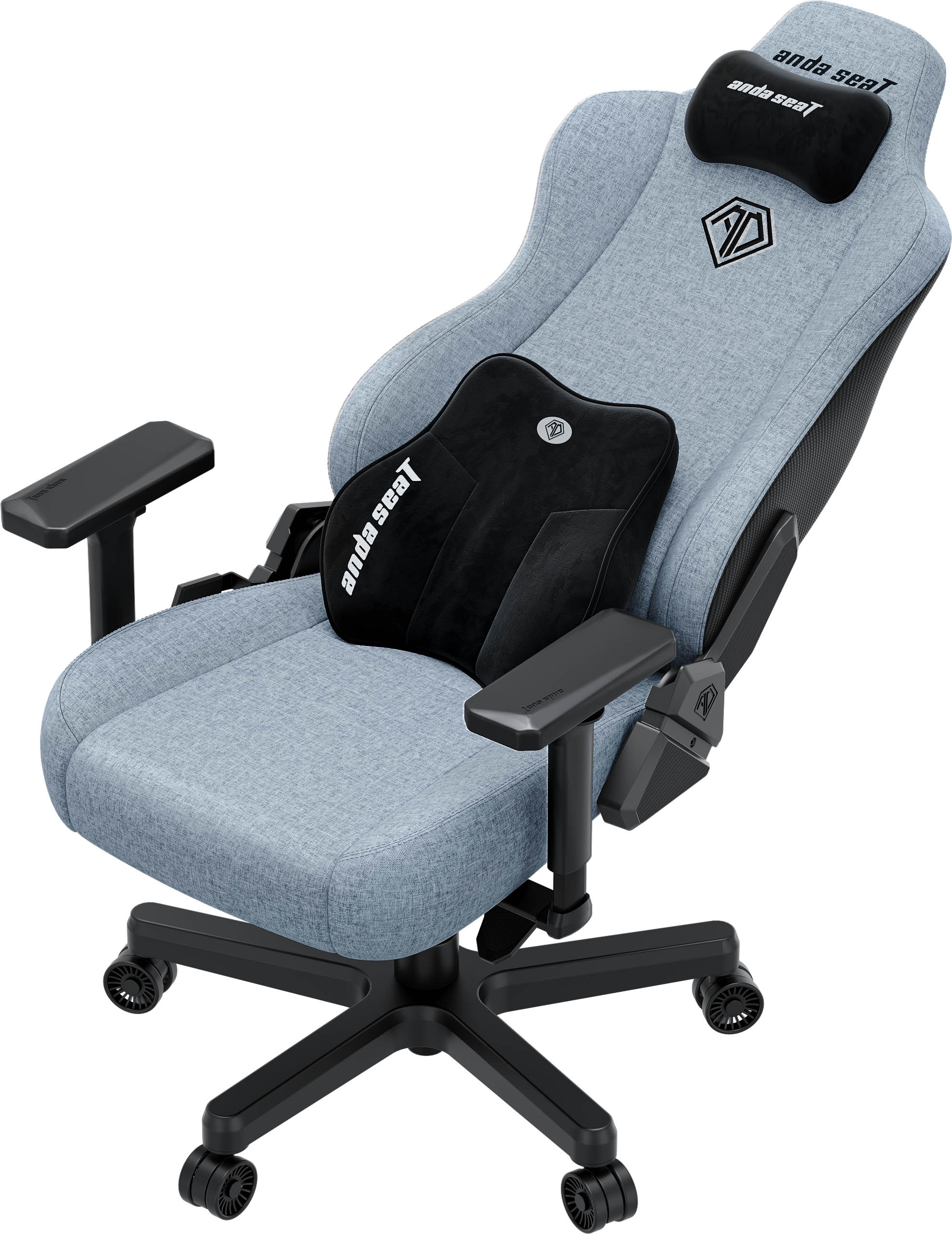 Кресло геймерское Anda Seat Kaiser 3E XL Linen Grey blue (871488093) фото