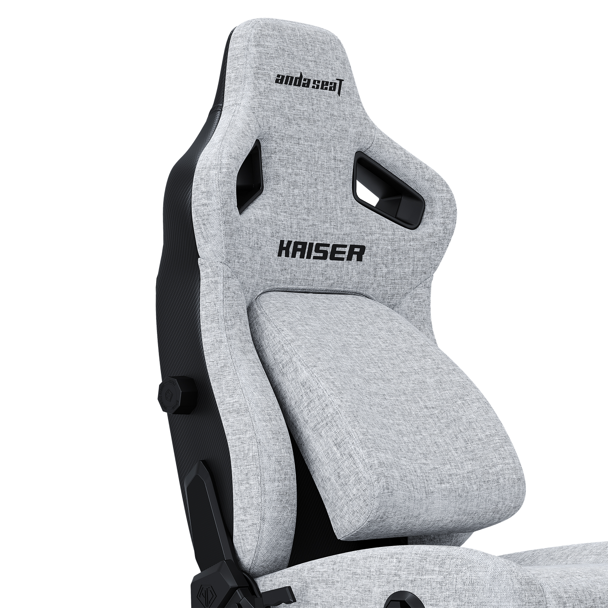 Кресло геймерское Anda Seat Kaiser 4 Size L Linen Fabric Grey (871470381) в интернет-магазине