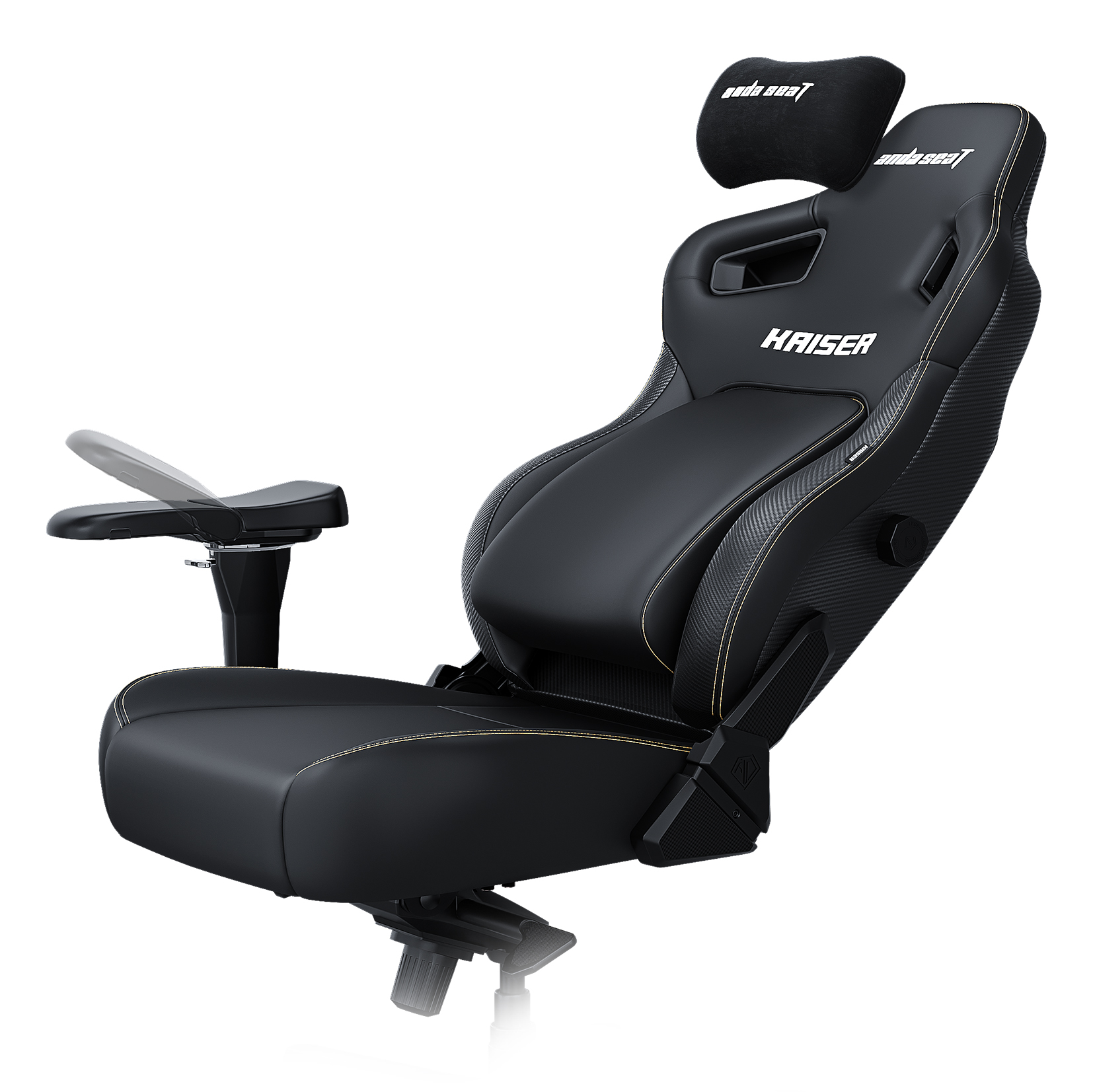 Крісло геймерське Anda Seat Kaiser 4 Size L Premium PVC Black (871470372) в интернет-магазине