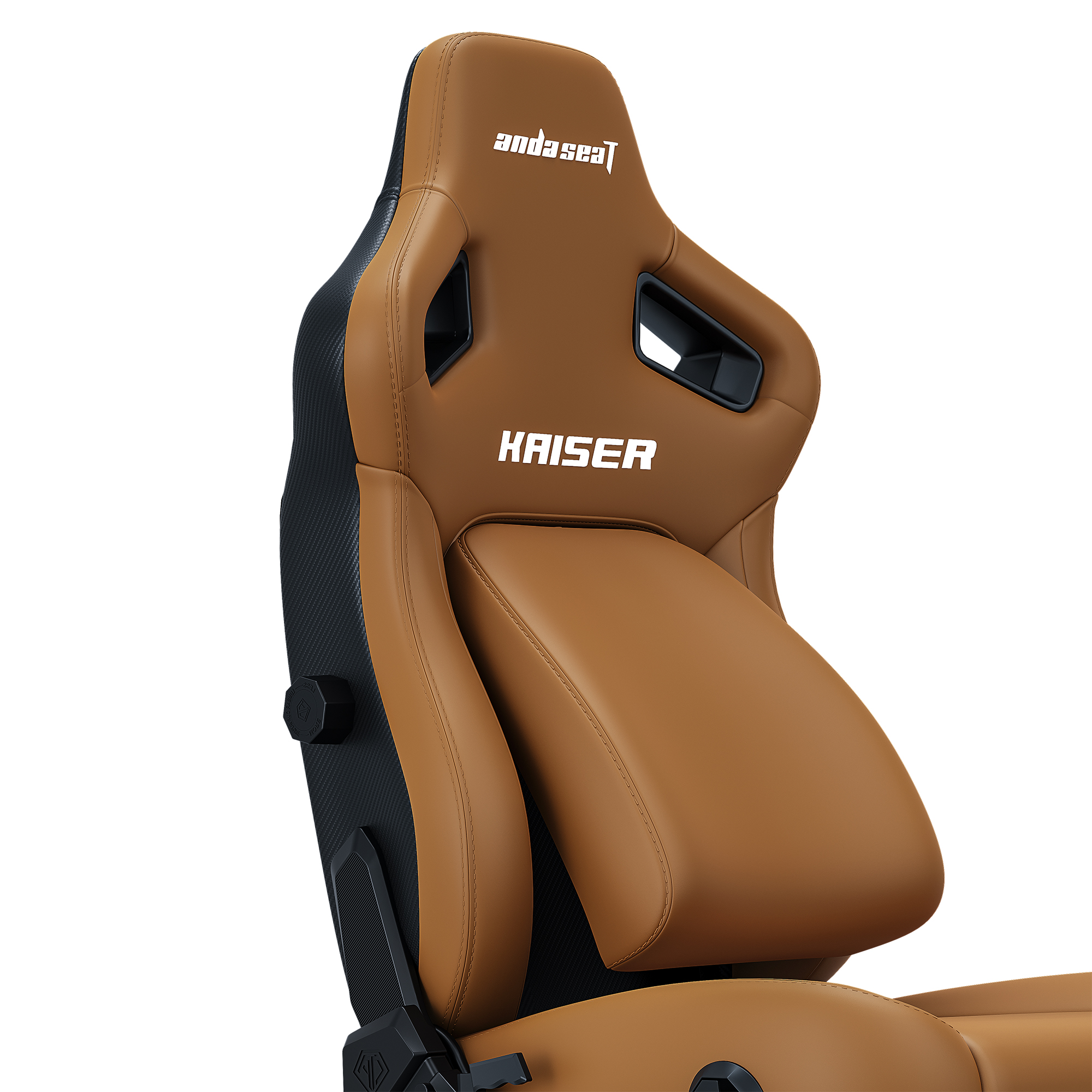 Крісло геймерське Anda Seat Kaiser 4 Size L Premium PVC Brown (871470376) в Киеве