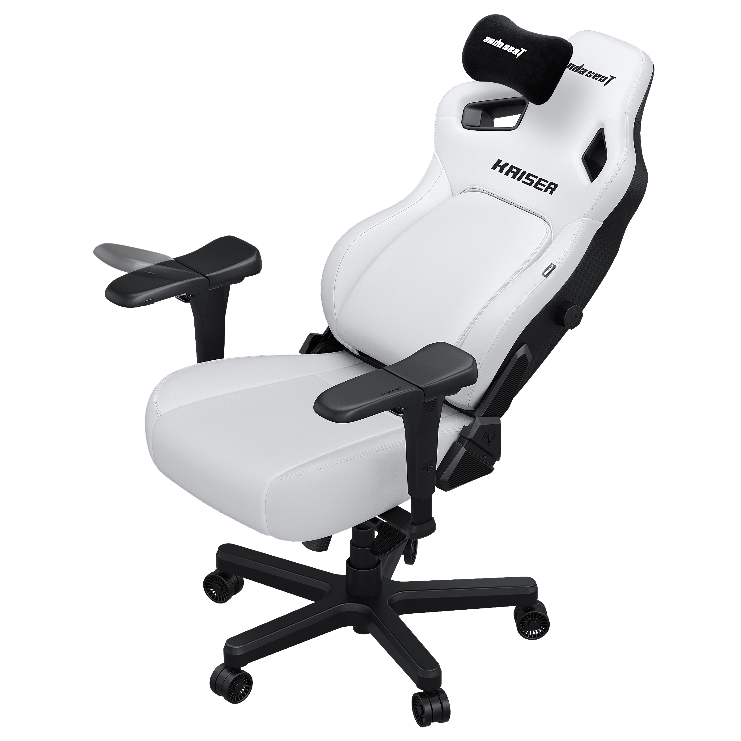 Кресло геймерское Anda Seat Kaiser 4 Size L Premium PVC White (871470379) в интернет-магазине