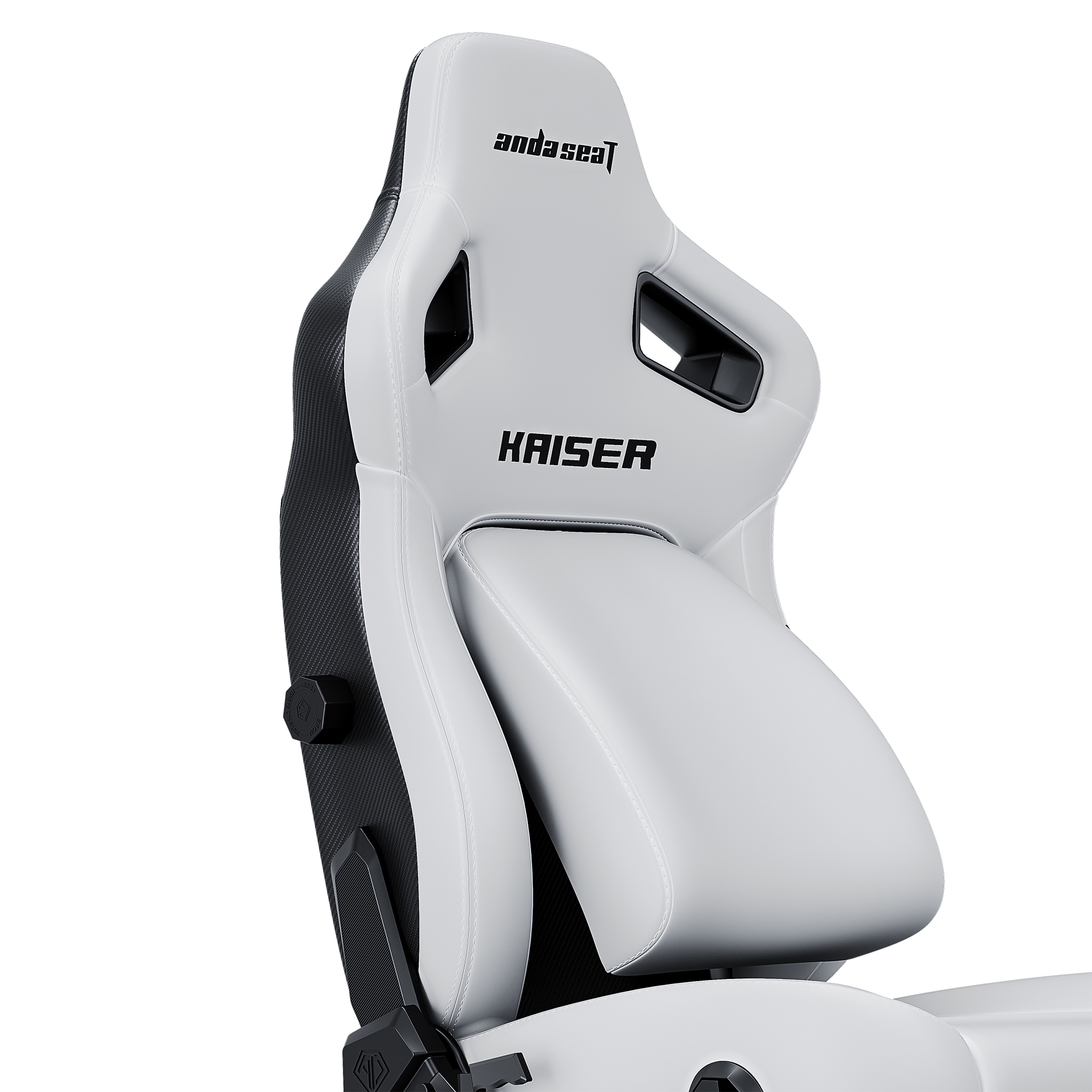 Кресло геймерское Anda Seat Kaiser 4 Size L Premium PVC White (871470379) в Киеве