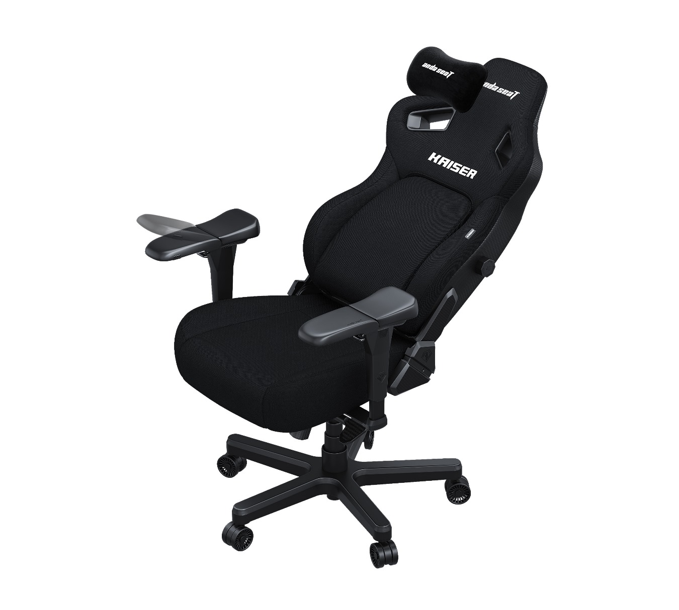 Кресло геймерское Anda Seat Kaiser 4 Size XL Linen Fabric Black (871405848) в Киеве