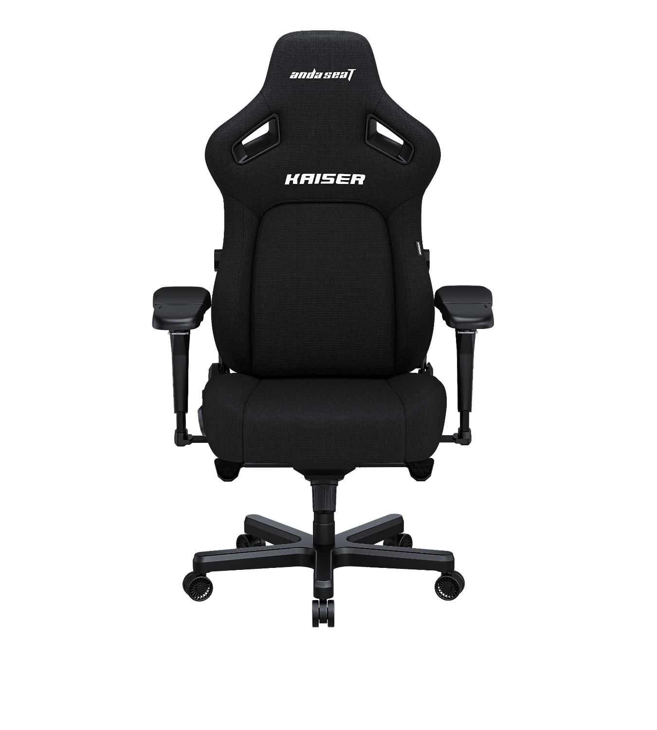 Кресло геймерское Anda Seat Kaiser 4 Size XL Linen Fabric Black (871405848) недорого
