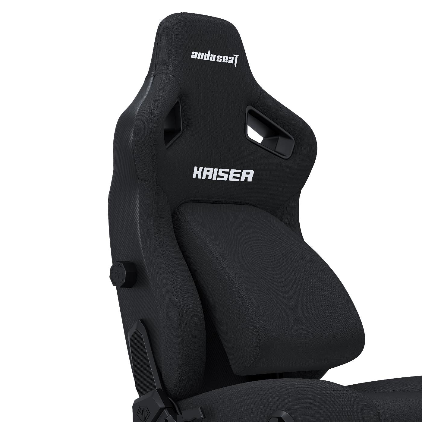 Кресло геймерское Anda Seat Kaiser 4 Size XL Linen Fabric Black (871405848) в интернет-магазине