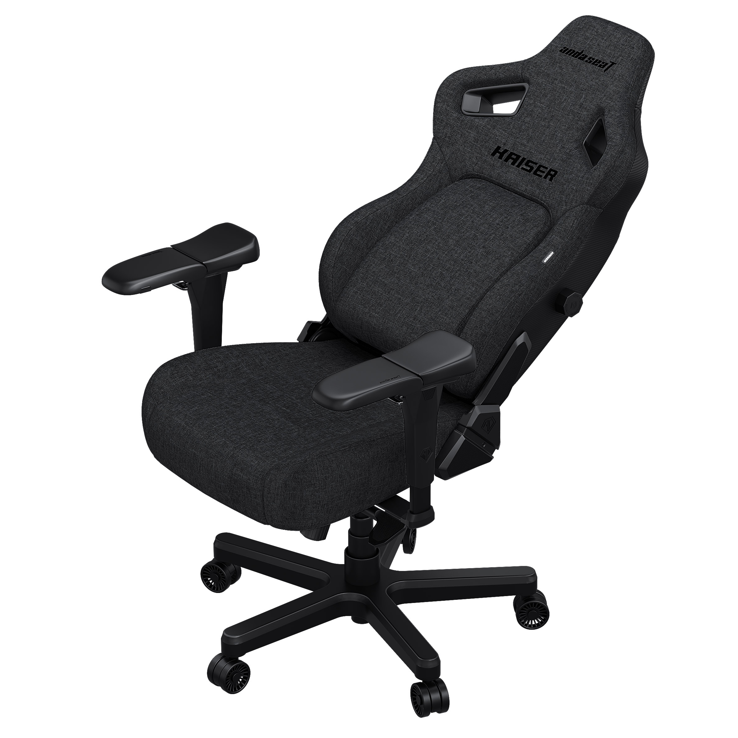 Кресло геймерское Anda Seat Kaiser 4 Size XL Linen Fabric Dark Grey (871485910) недорого