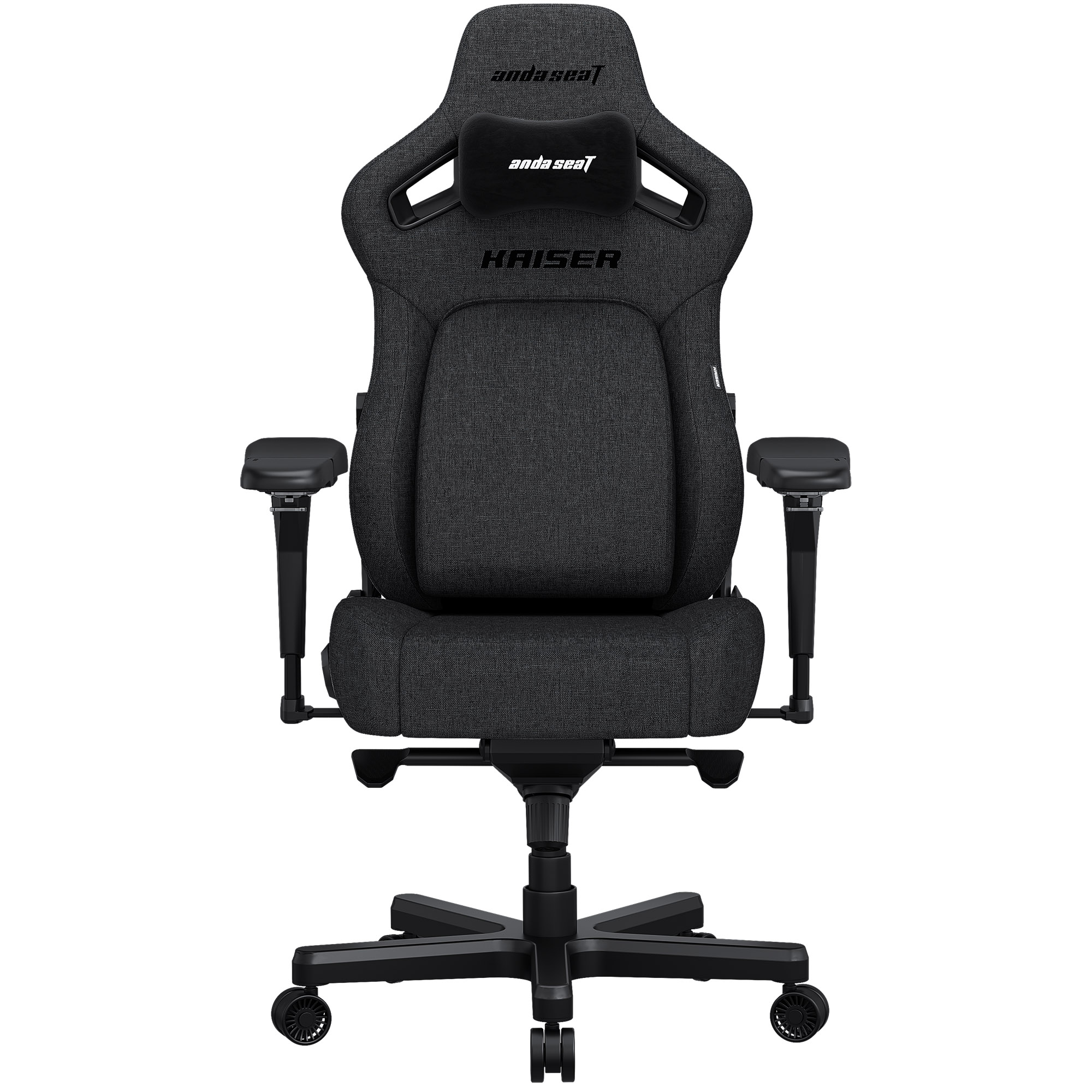 Кресло геймерское Anda Seat Kaiser 4 Size XL Linen Fabric Dark Grey (871485910) недорого