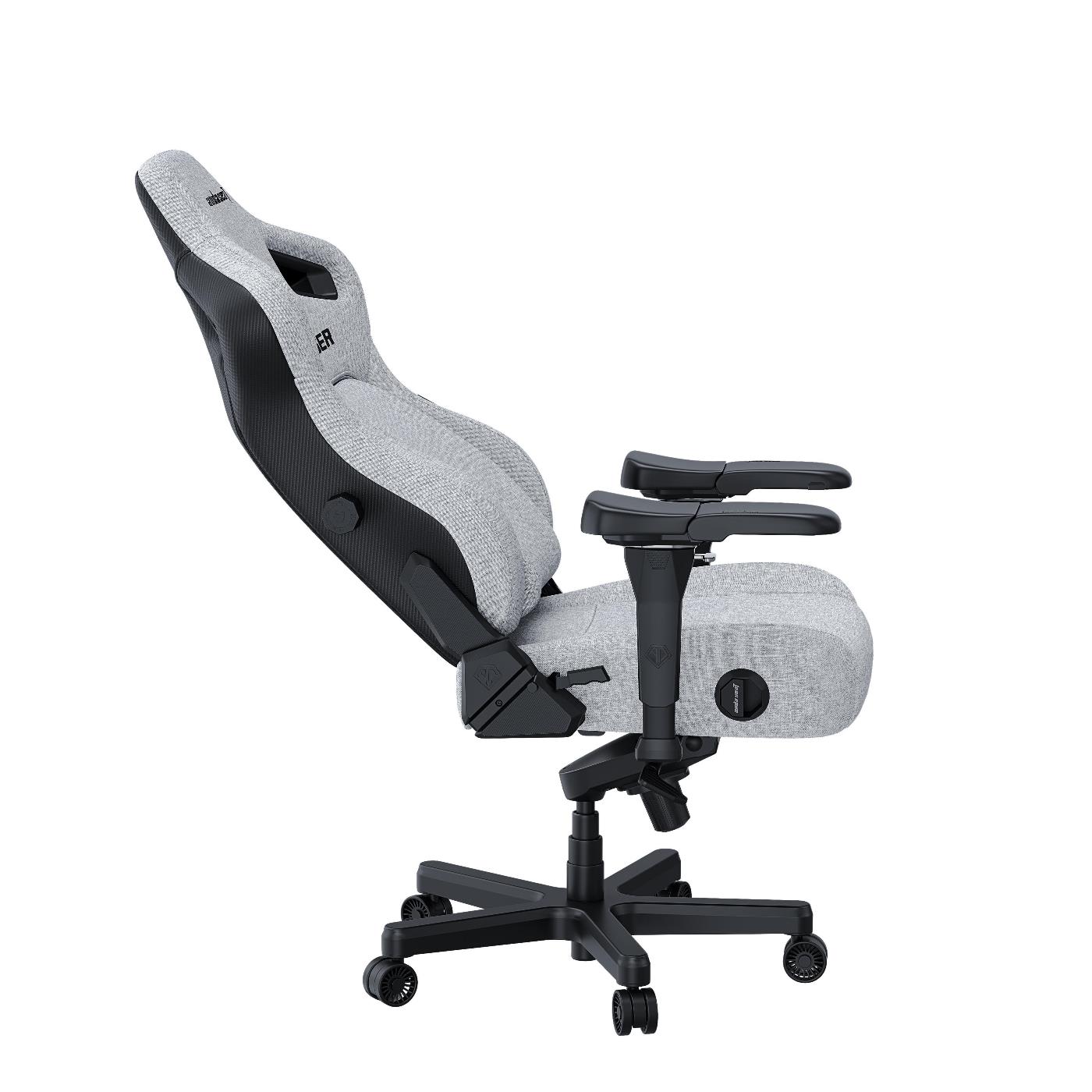 Крісло геймерське Anda Seat Kaiser 4 Size XL Linen Fabric Grey (871405856) в Киеве