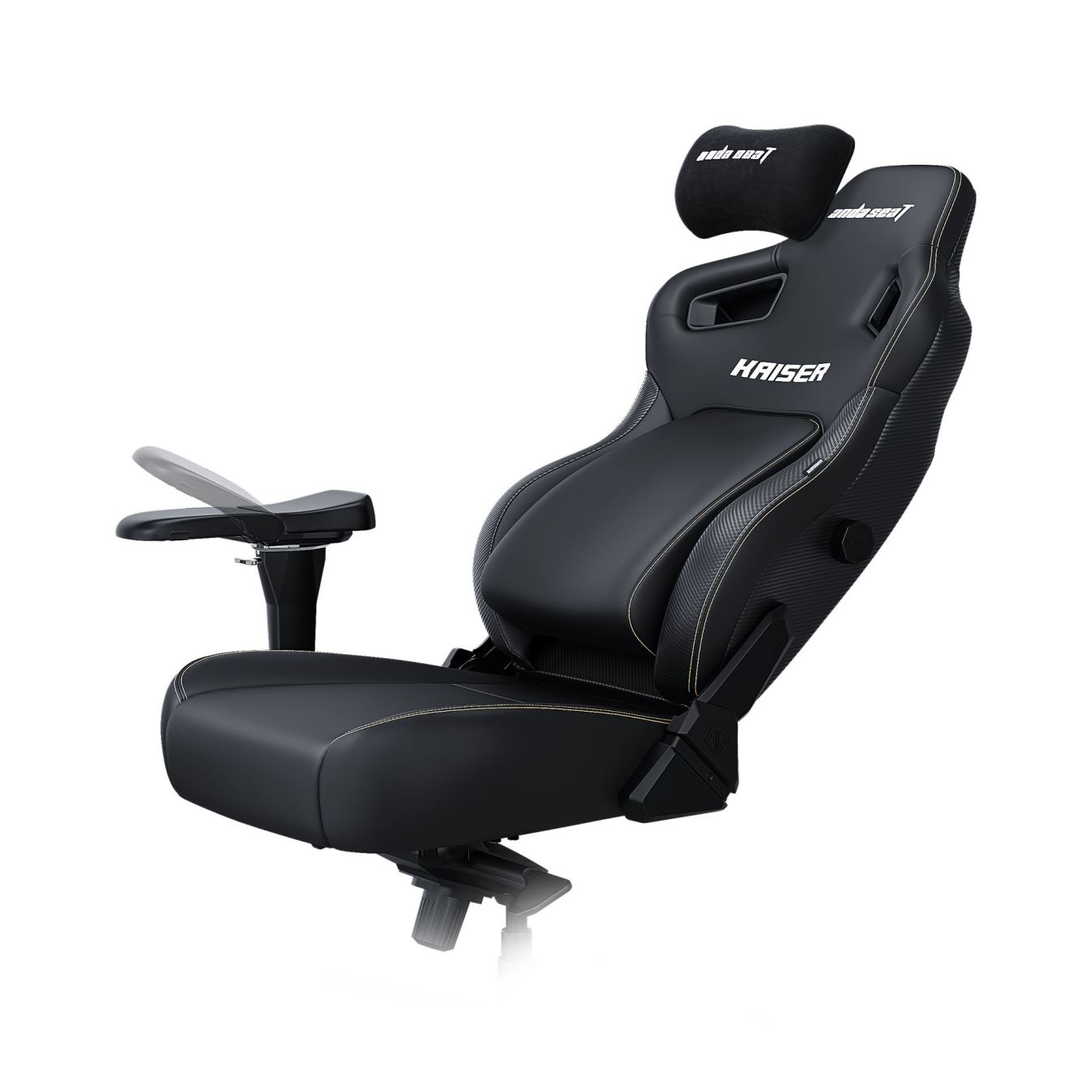 Кресло геймерское Anda Seat Kaiser 4 Size XL Premium PVC Black (871405840) в Киеве