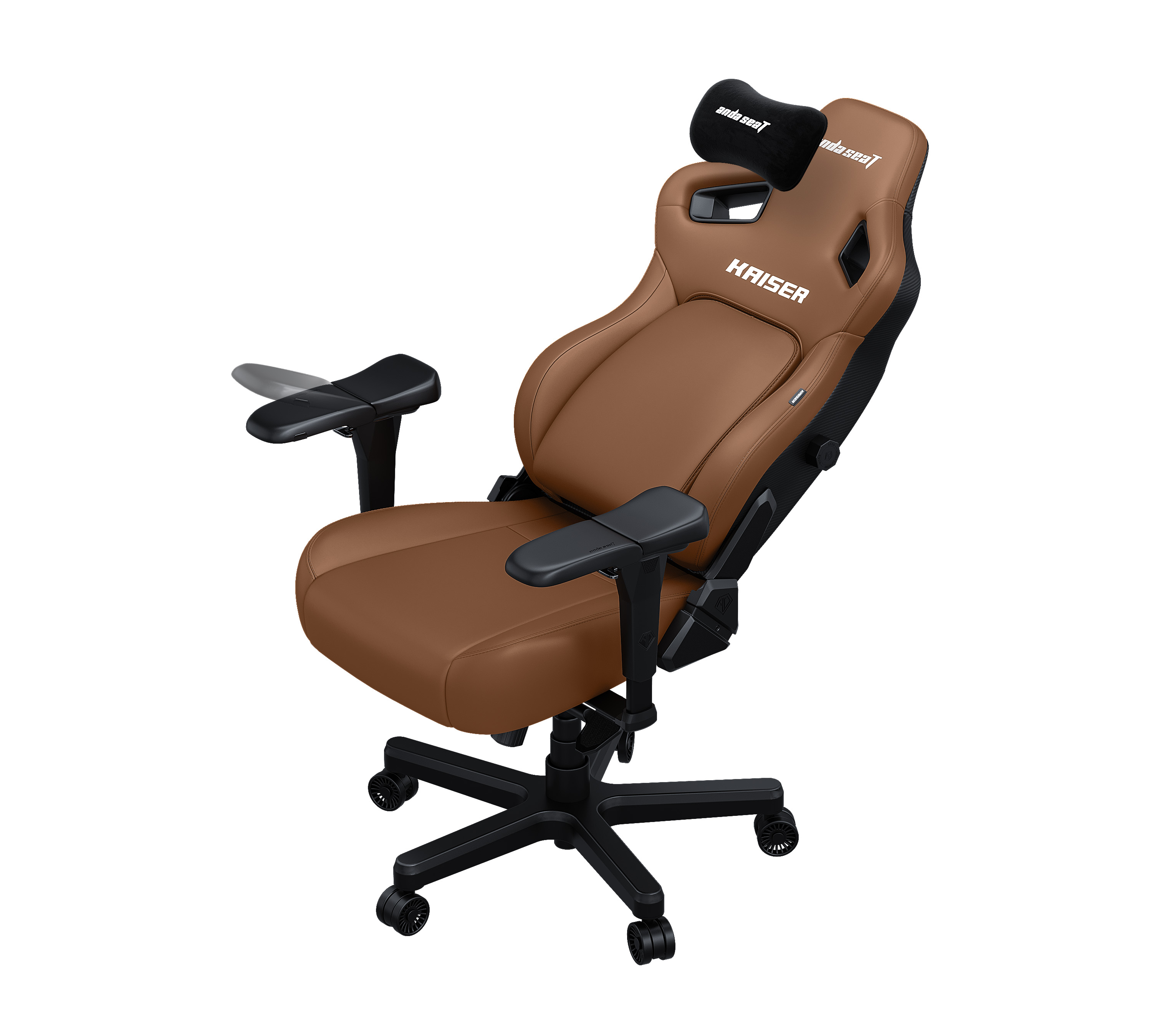 Кресло геймерское Anda Seat Kaiser 4 Size XL Premium PVC Brown (871405844) в Украине