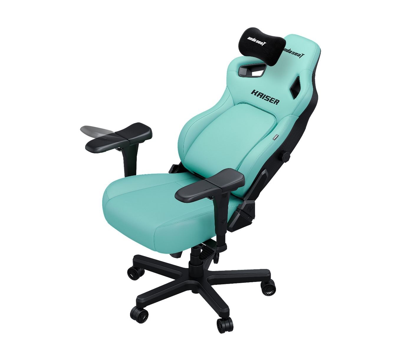 Кресло геймерское Anda Seat Kaiser 4 Size XL Premium PVC Green (871405845) в Украине