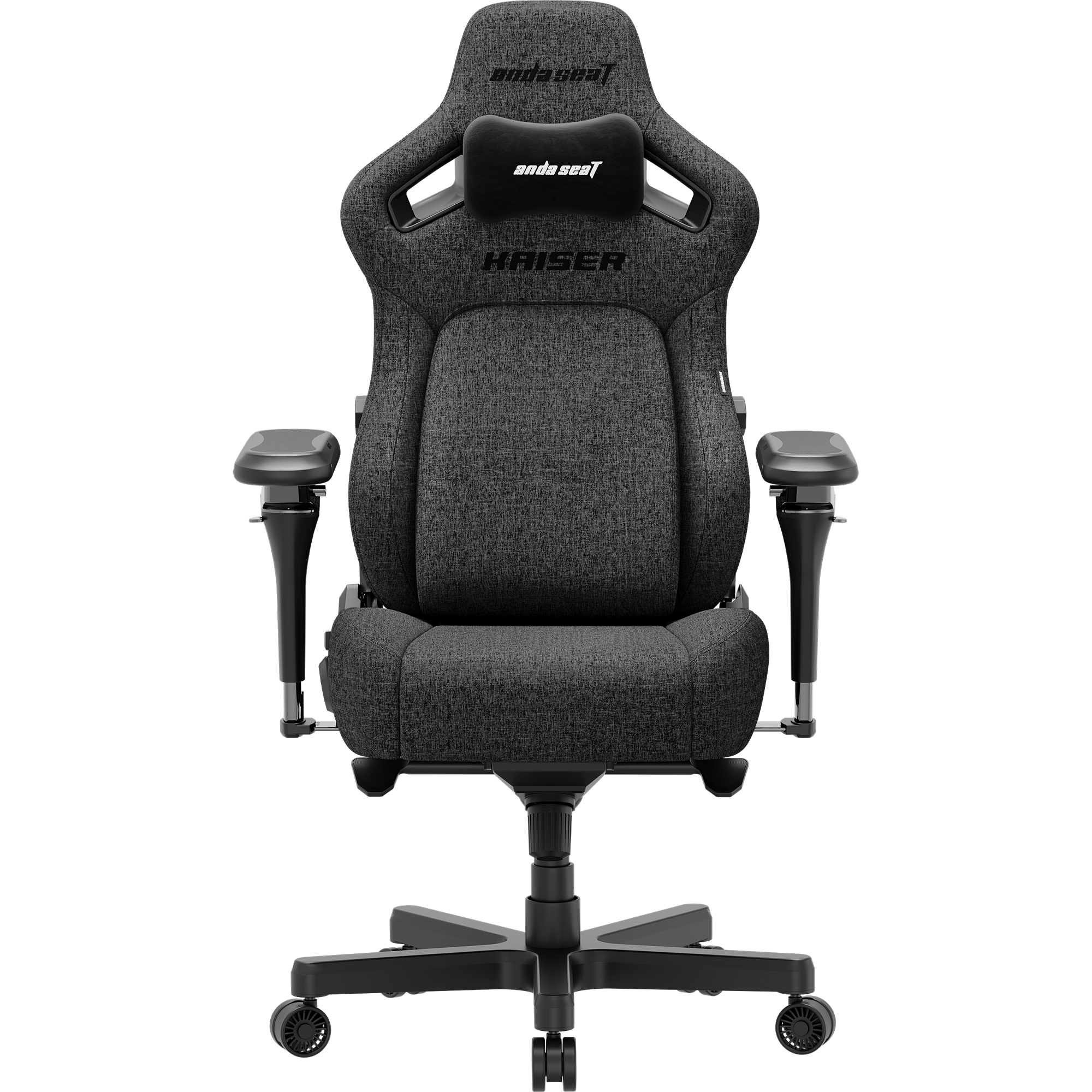 Кресло геймерское Anda Seat Kaiser 4 V2 Size XL Linen Fabric Dark Grey (871488835) с доставкой
