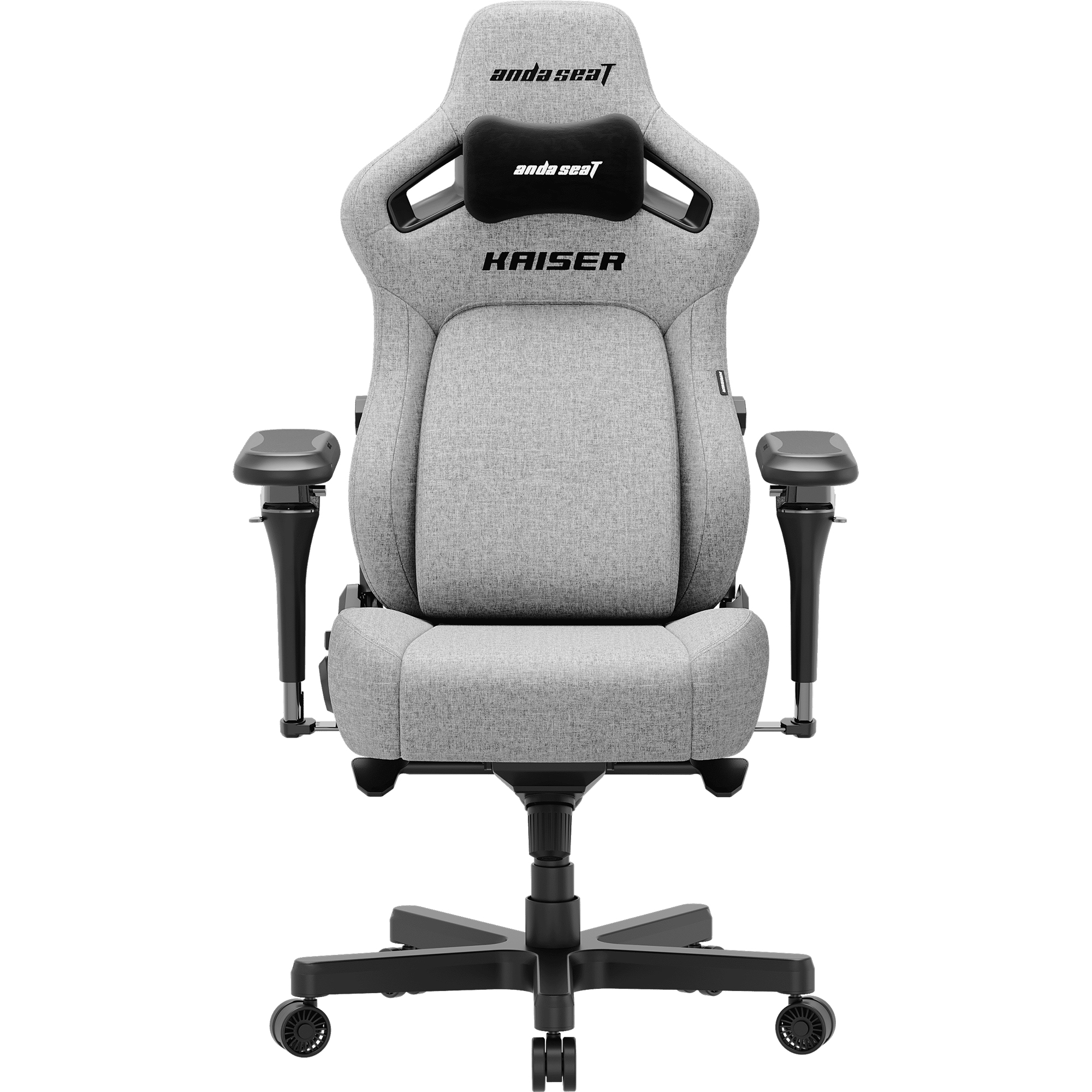 Крісло геймерське Anda Seat Kaiser 4 V2 Size XL Linen Fabric Grey (871488834) с доставкой