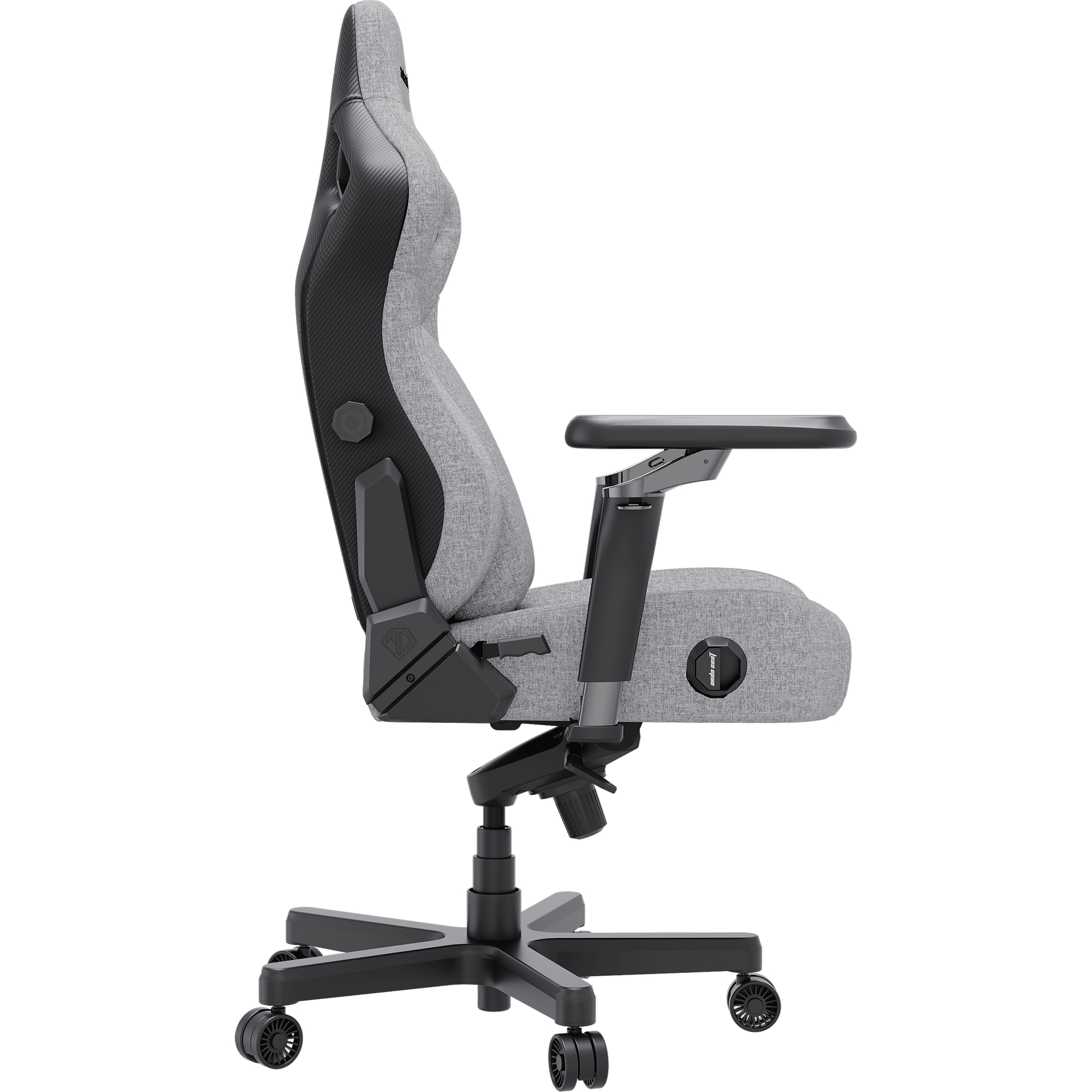 Крісло геймерське Anda Seat Kaiser 4 V2 Size XL Linen Fabric Grey (871488834) в Киеве