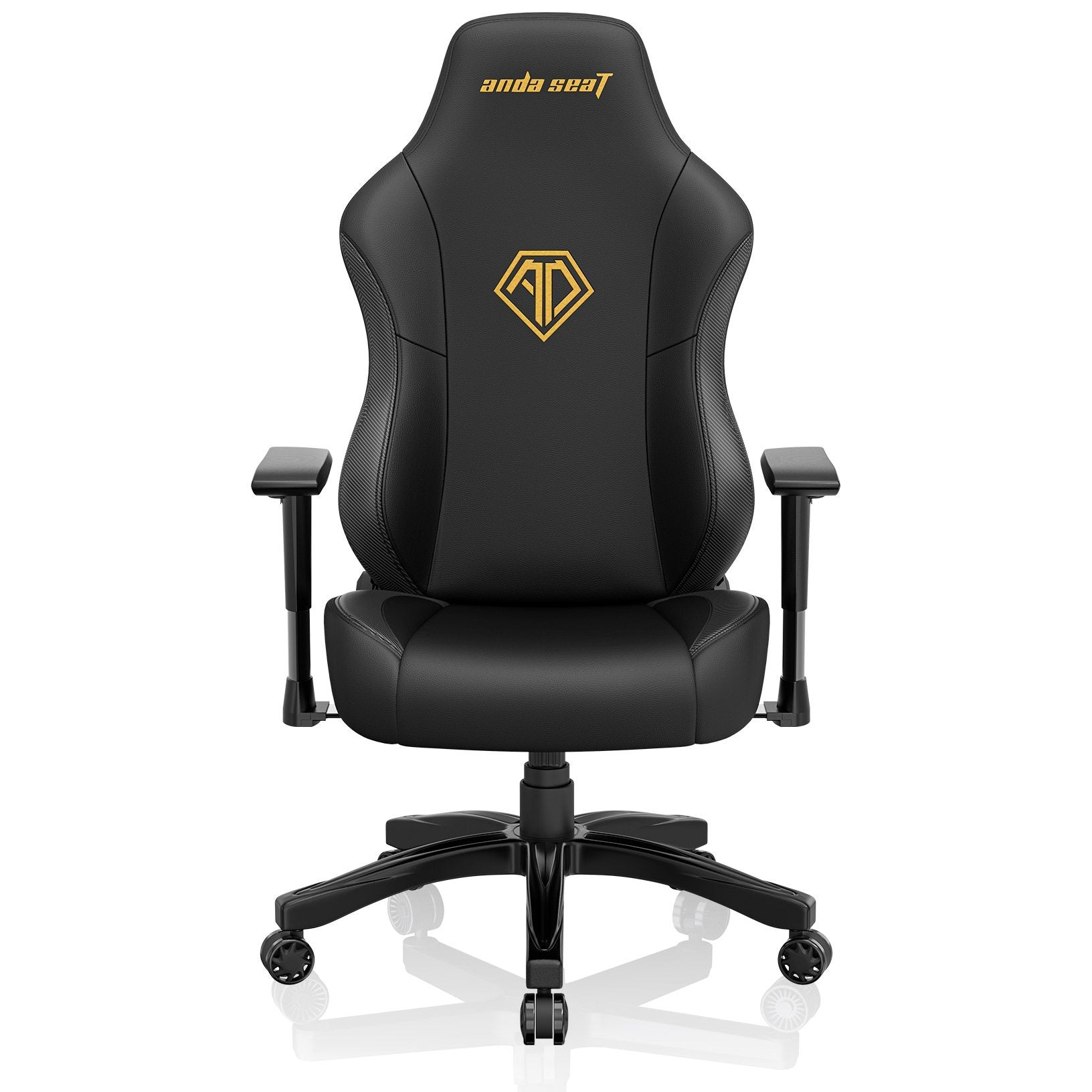 Кресло геймерское Anda Seat Phantom 3 L Black/Gold (87524367) с доставкой