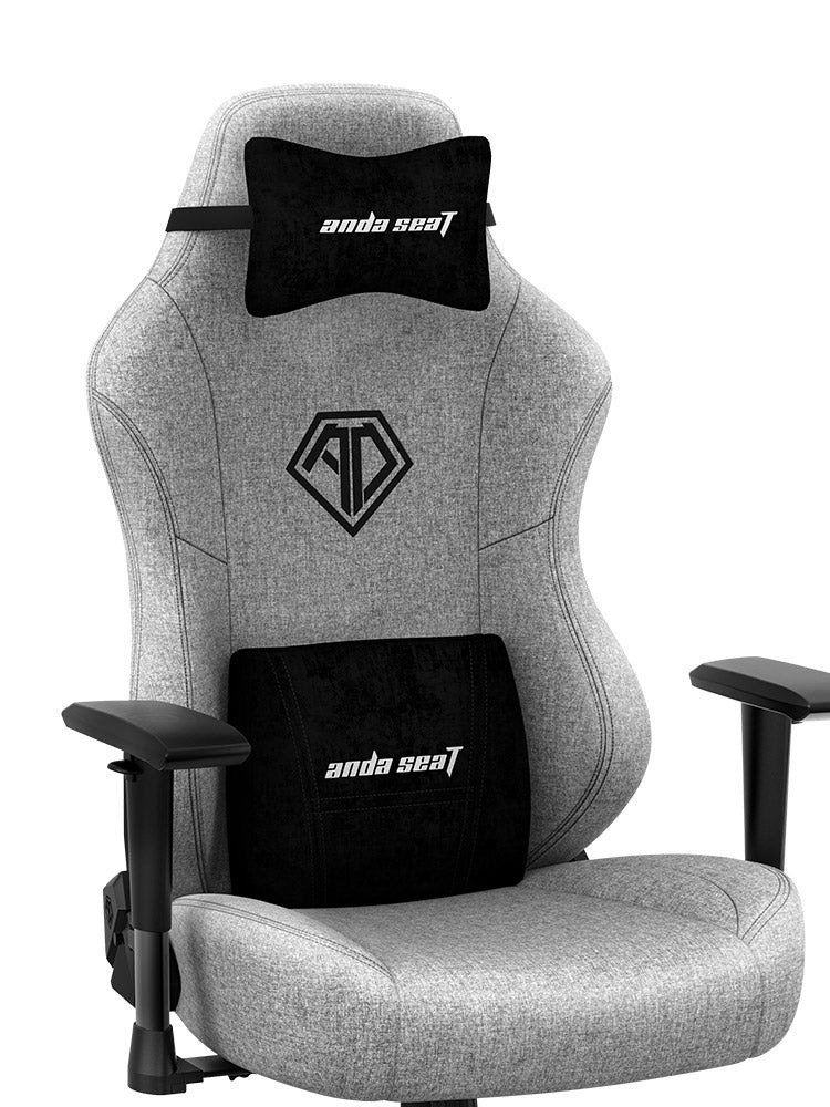 Кресло геймерское Anda Seat Phantom 3 L Linen Grey (87524366) в Киеве