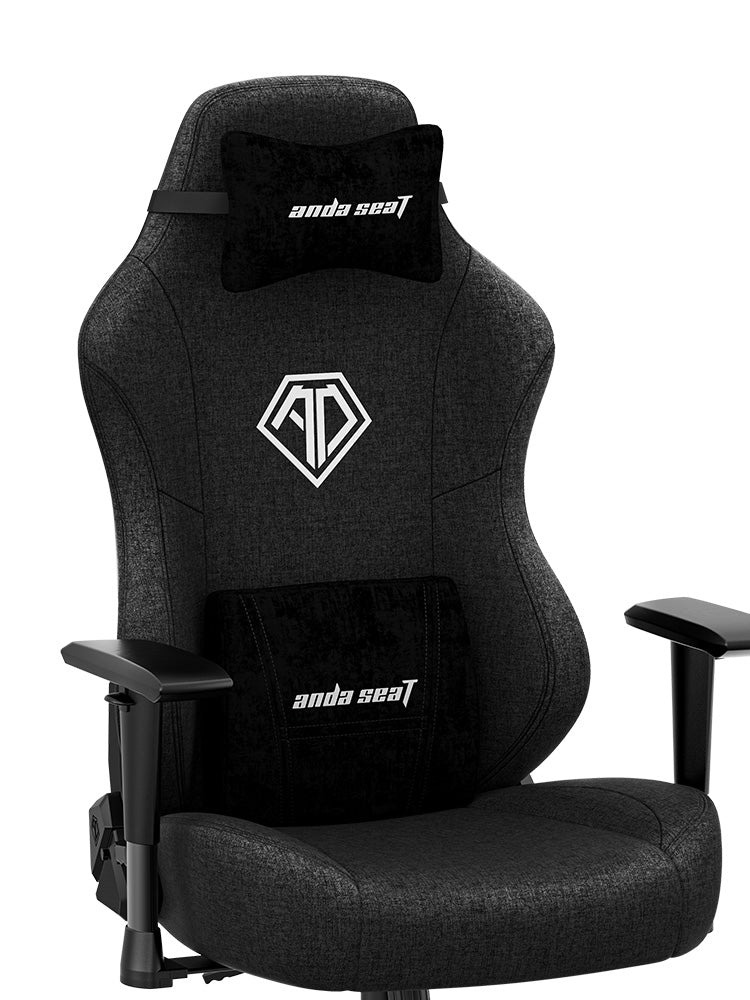 Крісло геймерське Anda Seat Phantom 3 Size L Fabric Black (87735973) в Киеве