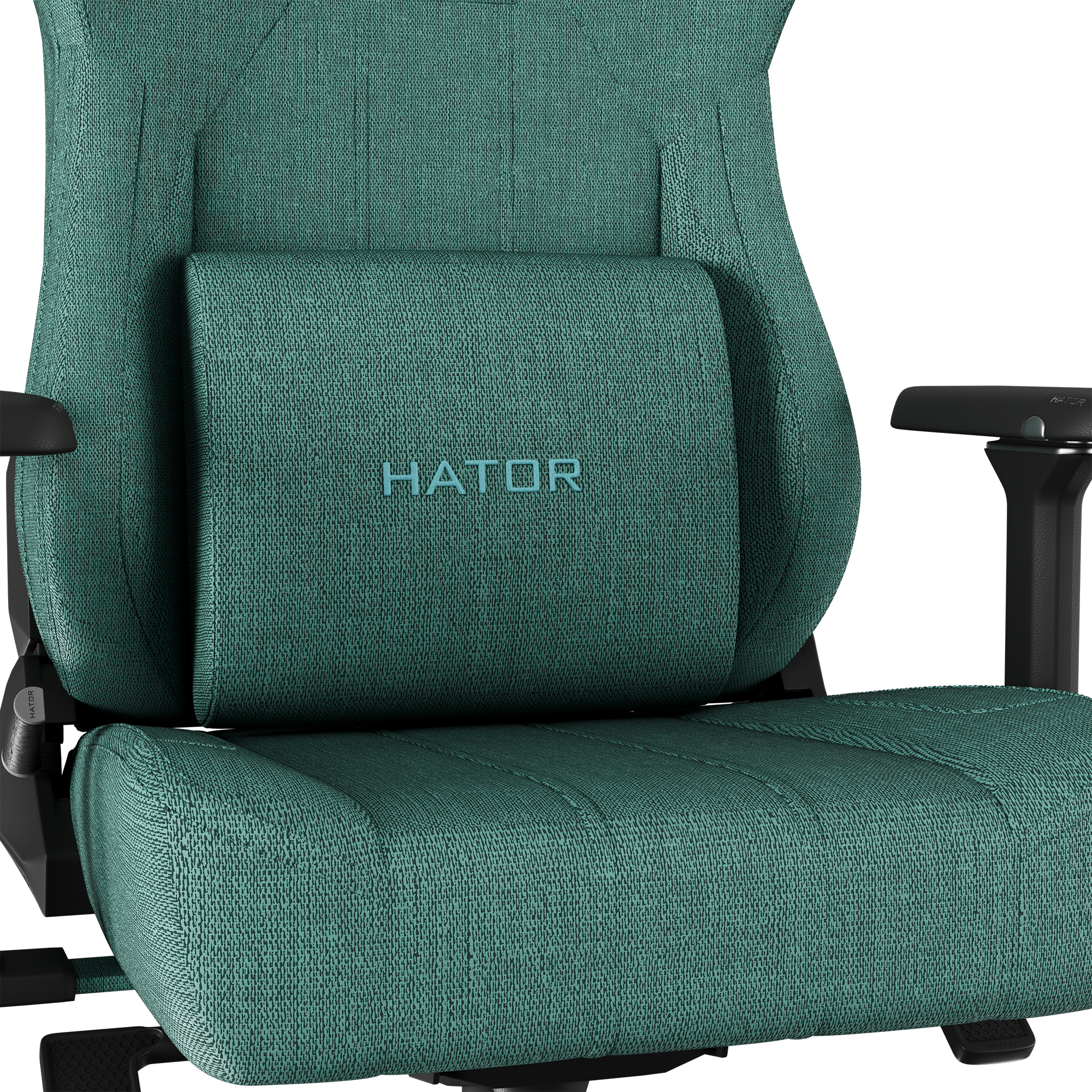 Крісло геймерське Hator Arc 2 Fabric Чорний, Emerald (781470327) kupistul