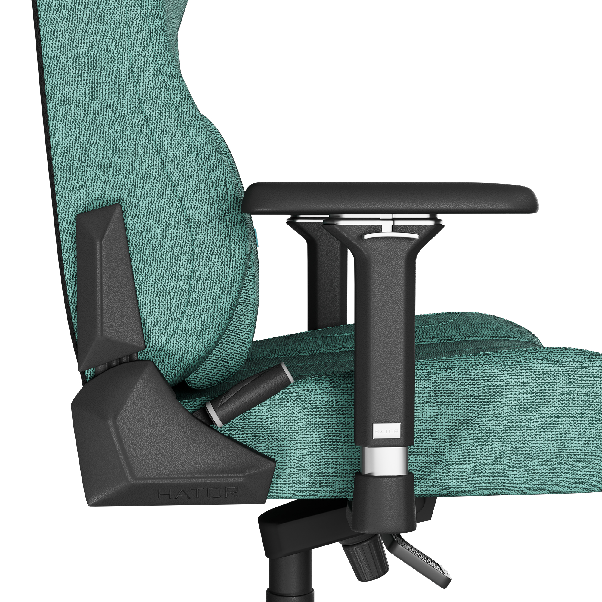 Крісло геймерське Hator Arc 2 Fabric Чорний, Emerald (781470327) фото
