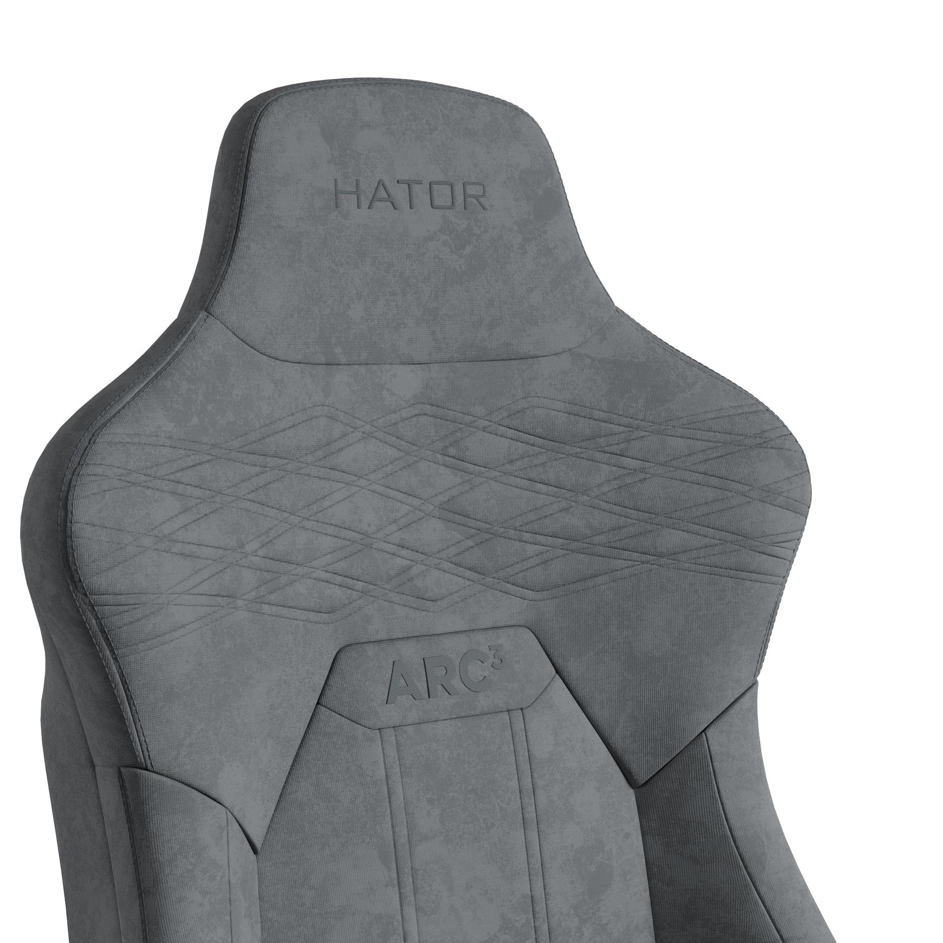 Кресло геймерское Hator Arc 3 XL Velour Grey (781489161) купить