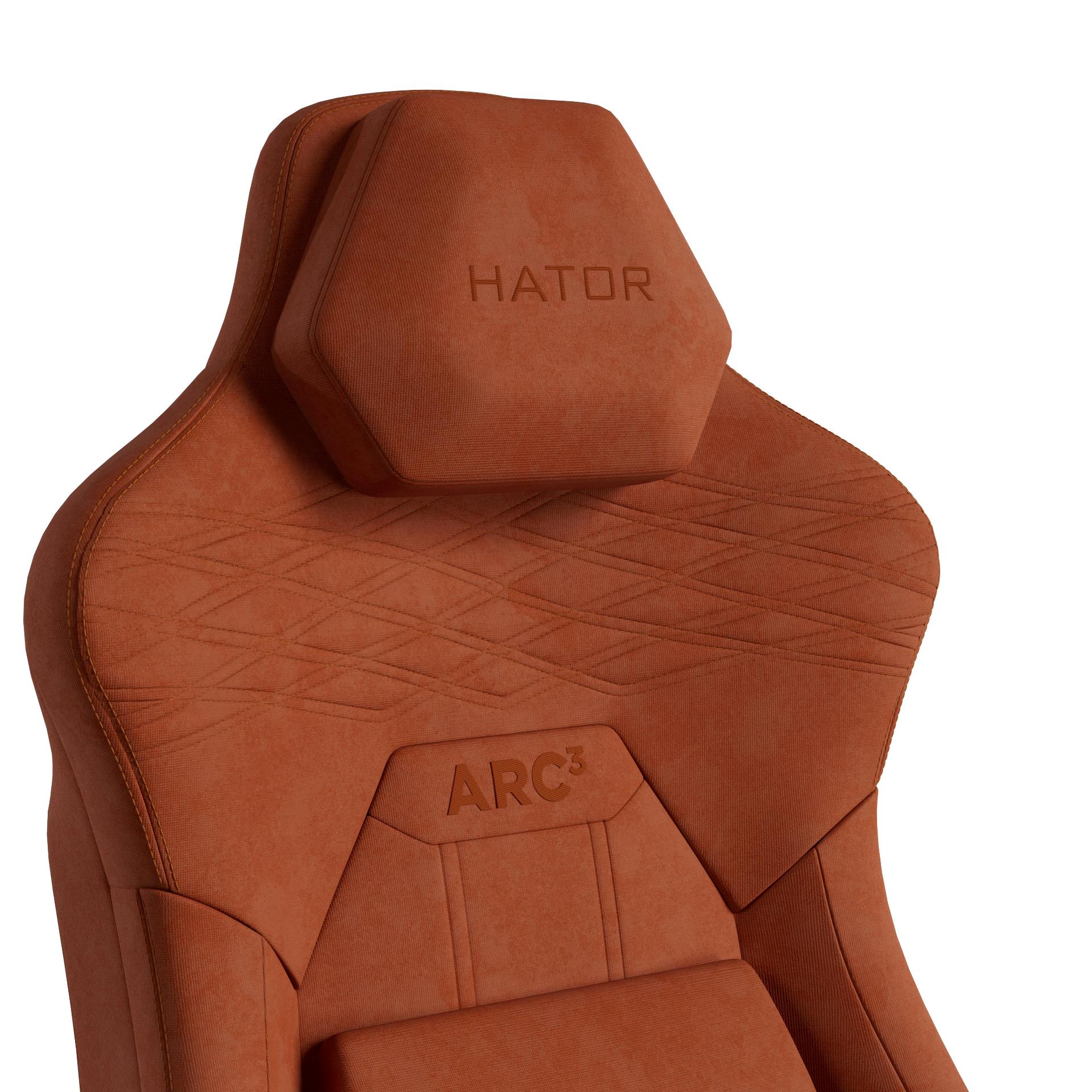 Крісло геймерське Hator Arc 3 XL Velour Orange (781489163) kupistul