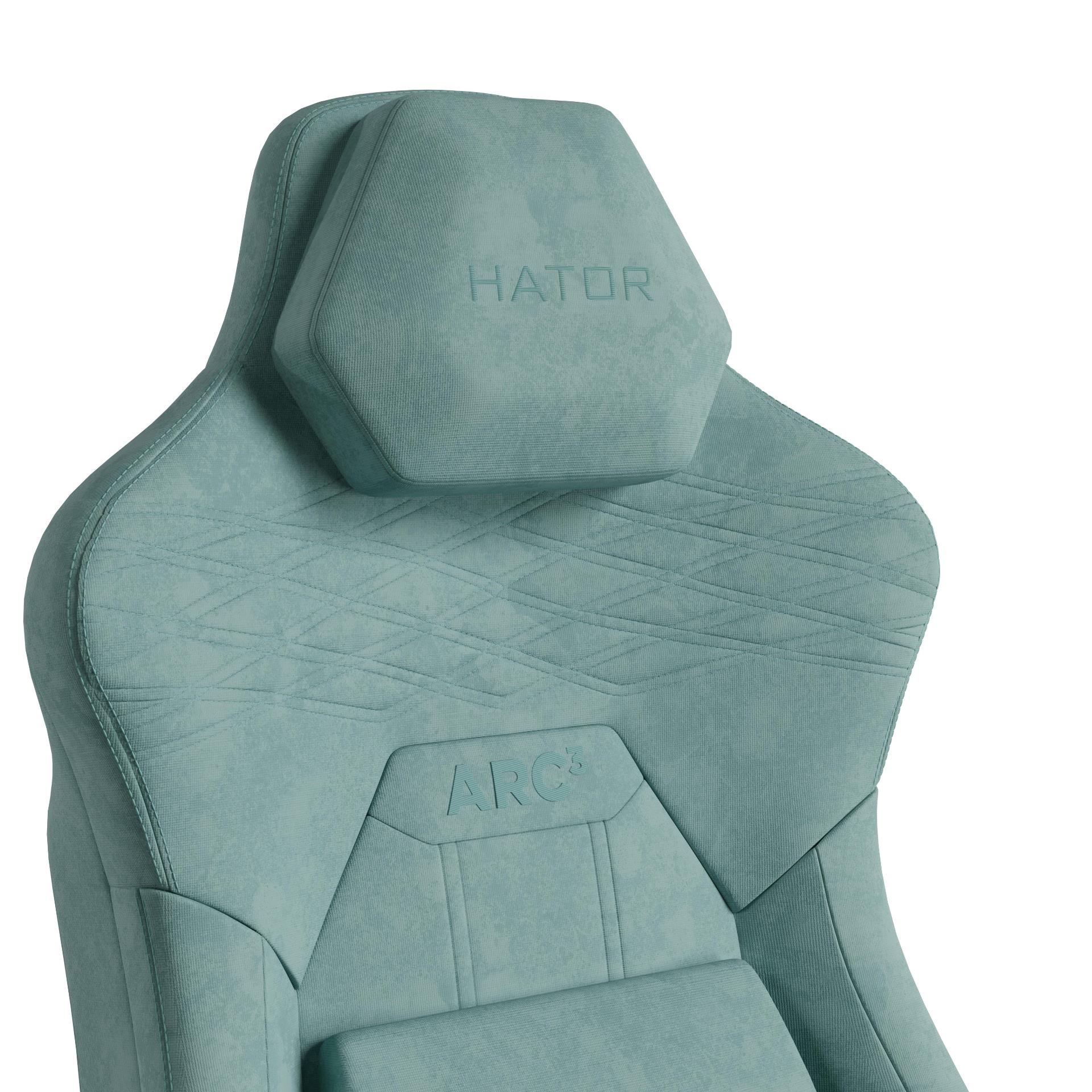Кресло геймерское Hator Arc 3 XL Velour Turquoise (781489158) kupistul