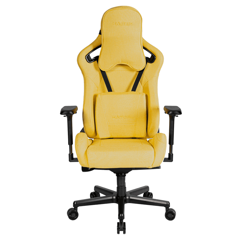 Крісло геймерське Hator Arc Fabric Чорний, Saffron Yellow (78721318) недорого