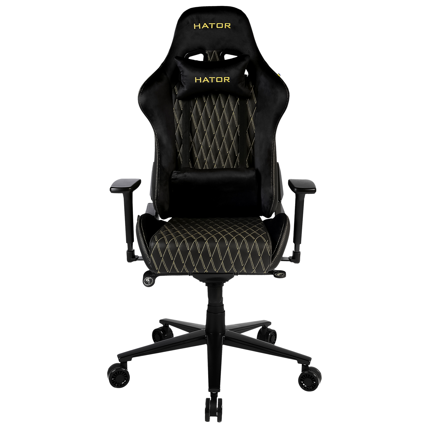Кресло геймерское Hator Darkside PRO Черный, Желтый (78866074) недорого