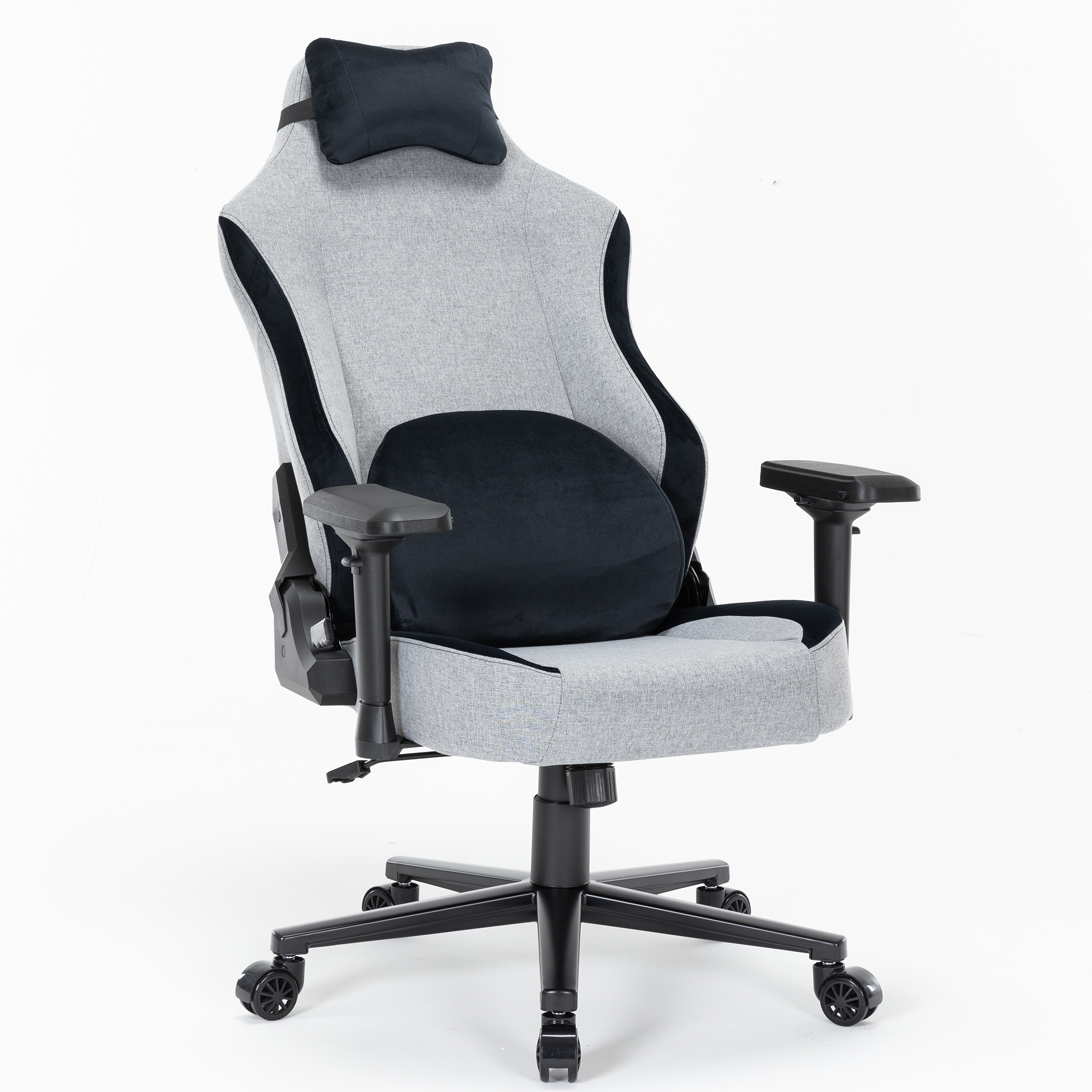 Кресло геймерское GamePro GC715 Linen fabric Dark grey (971033032) в Киеве