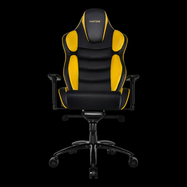Крісло геймерське Hator Hypersport V2 Чорний, Жовтий (78449631) kupistul