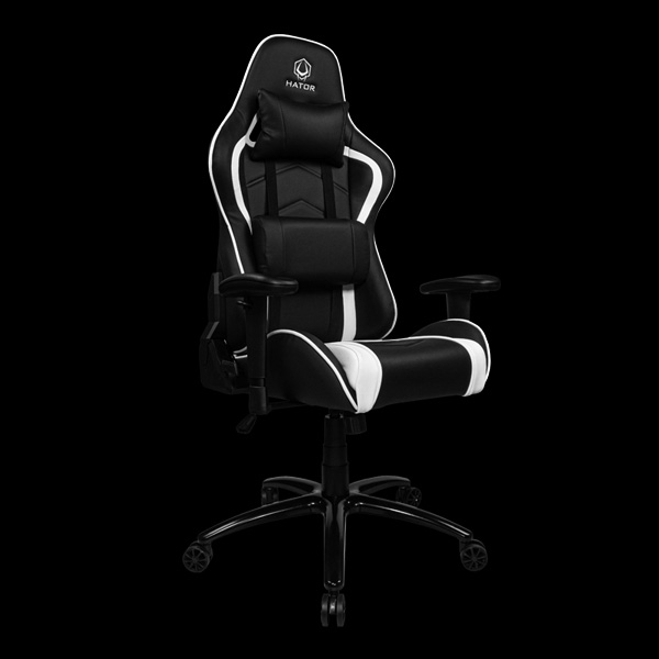 Крісло геймерське Hator Sport Essential Чорний, Білий (78450016) в Киеве