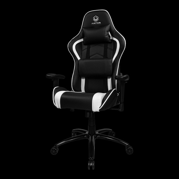 Крісло геймерське Hator Sport Essential Чорний, Білий (78450016) в Украине