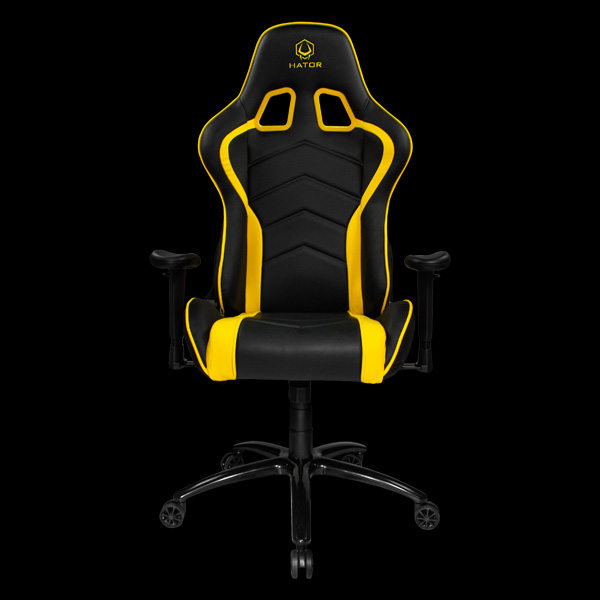 Крісло геймерське Hator Sport Essential Чорний, Жовтий (78450017) фото