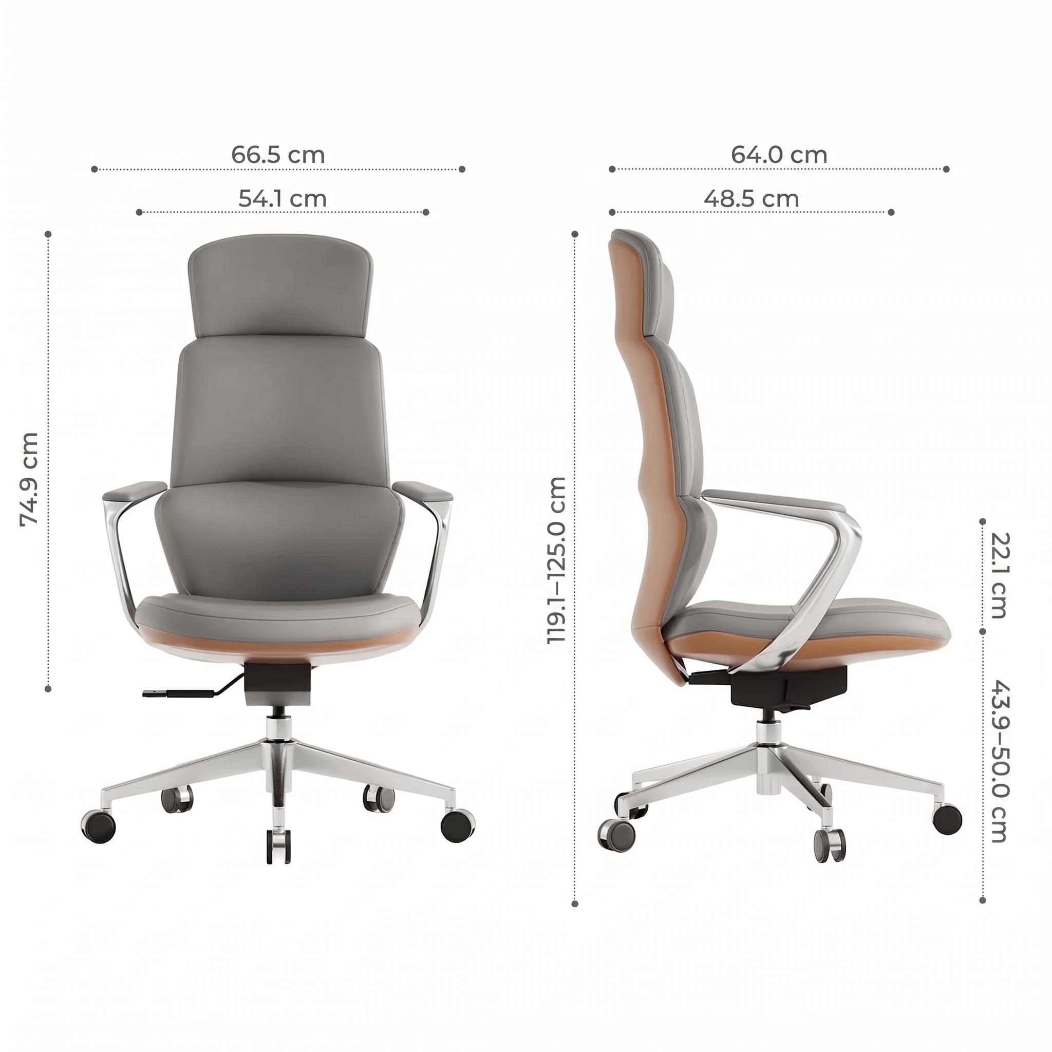 Кресло ICONTRON FLOW CHAIR Smoke cognac (1781485766) в интернет-магазине
