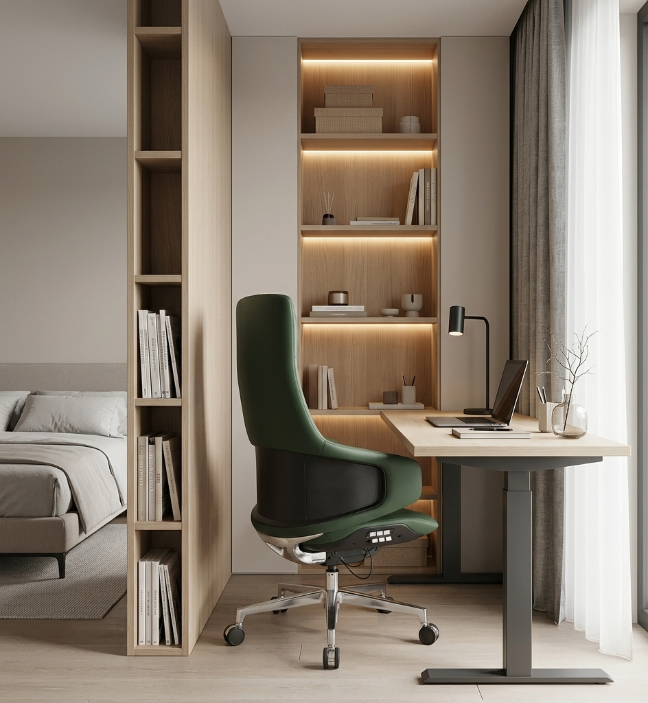 Кресло ICONTRON FORM CHAIR Emerald graphite в офисе