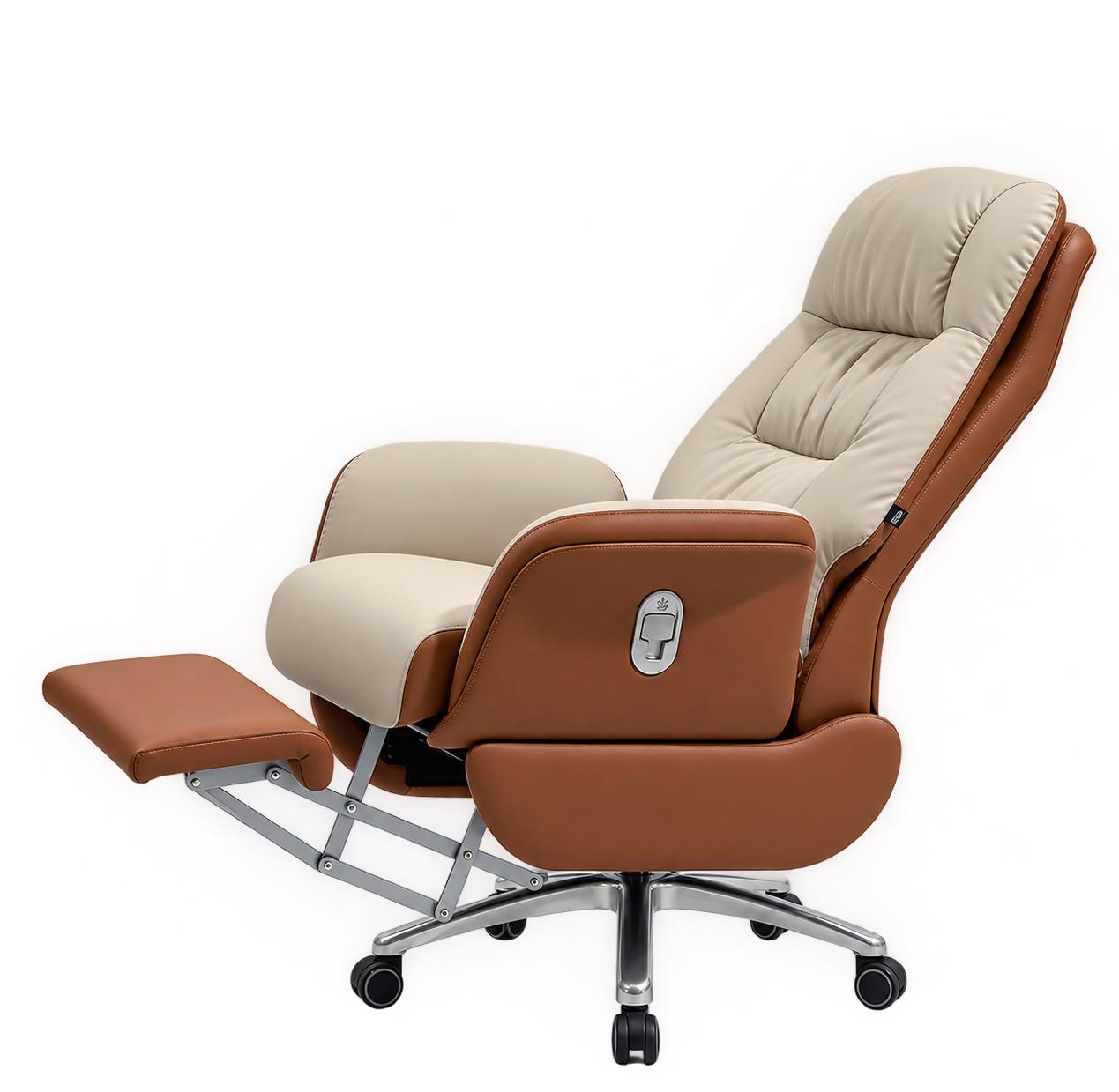 Кресло ICONTRON GRAVITY Prime chair Ivory white, Caramel (1781490016) в Киеве