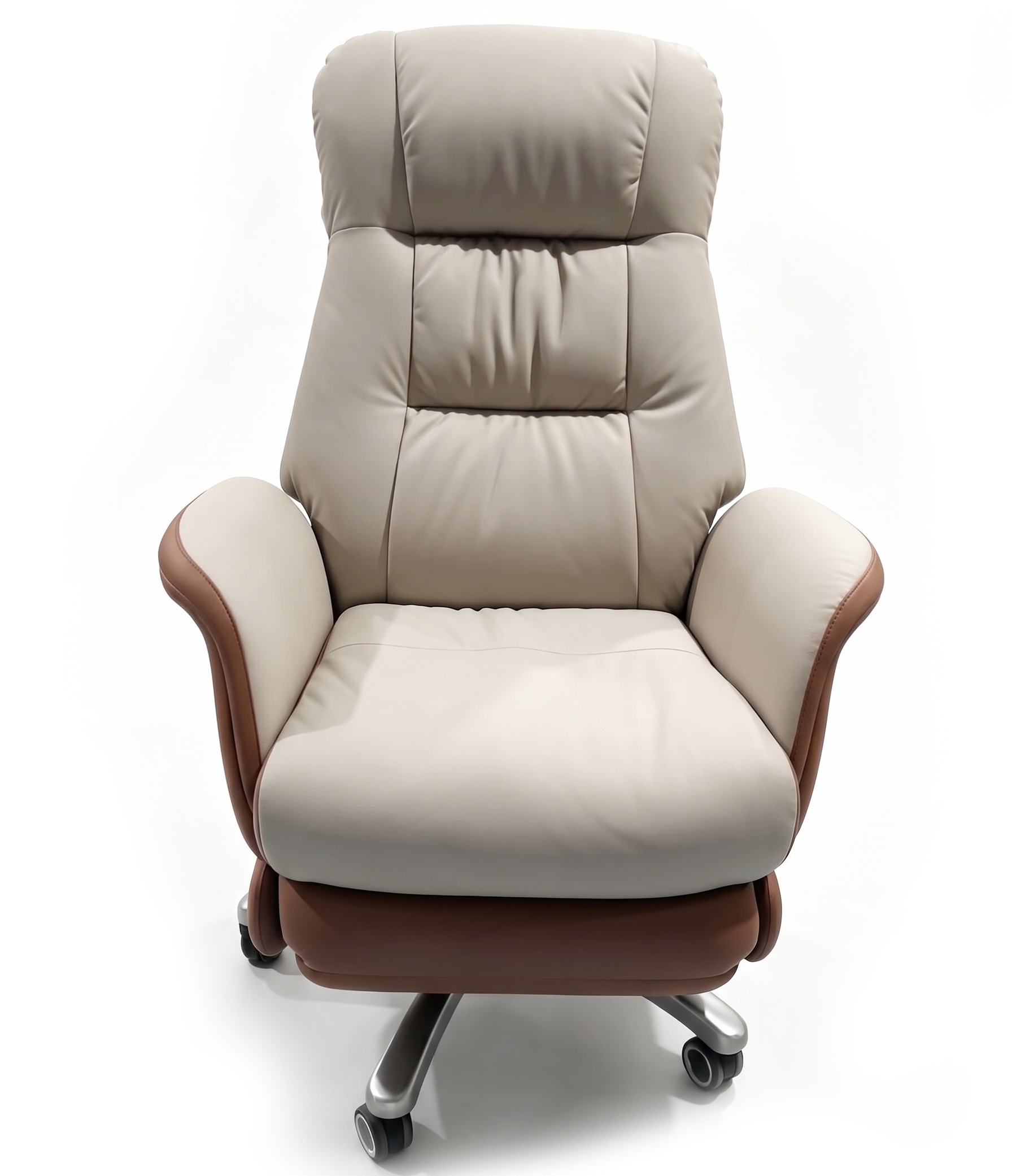 Кресло ICONTRON GRAVITY Prime chair Ivory white, Caramel (1781490016) с доставкой