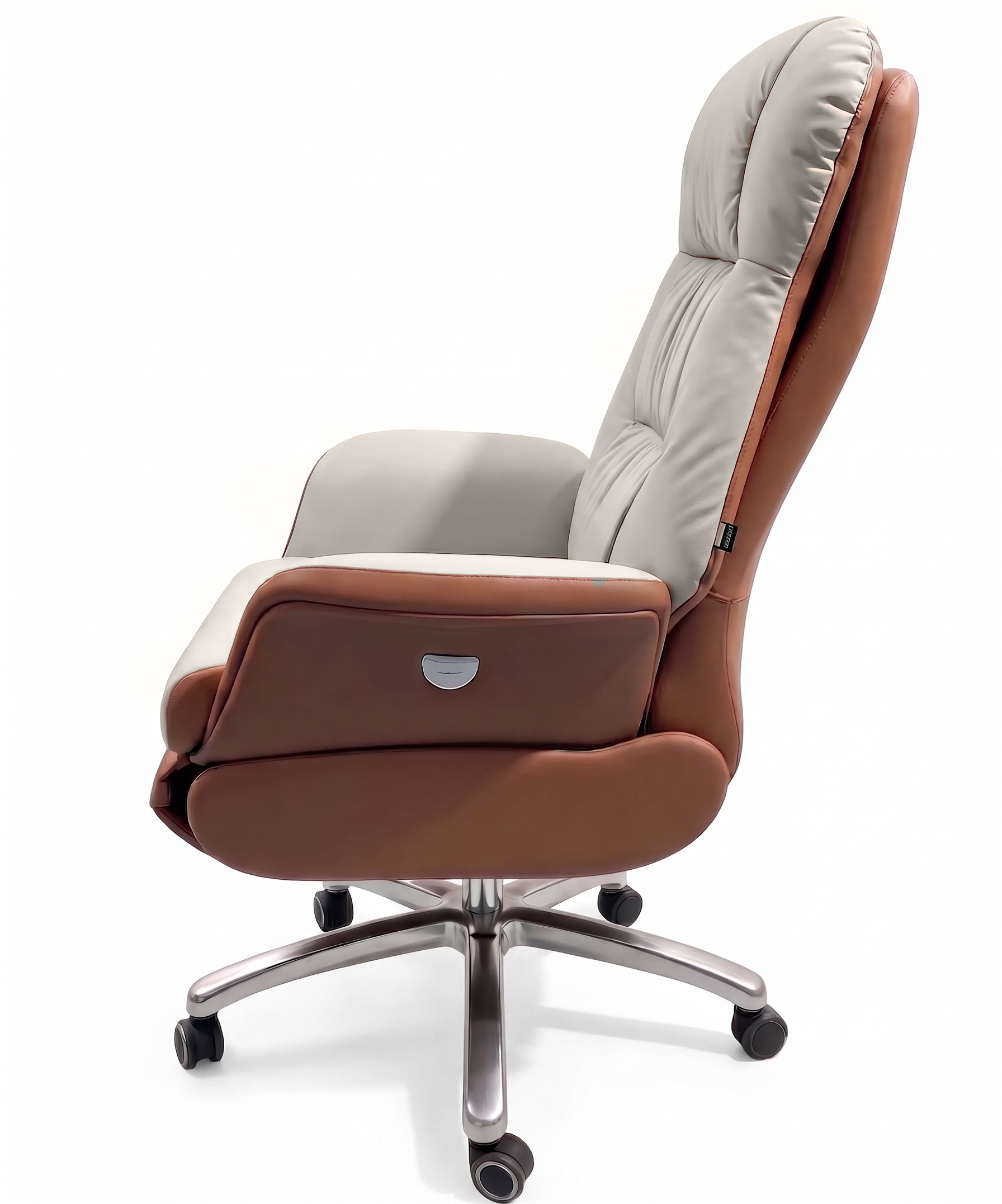 Кресло ICONTRON GRAVITY Prime chair Ivory white, Caramel (1781490016) дешево