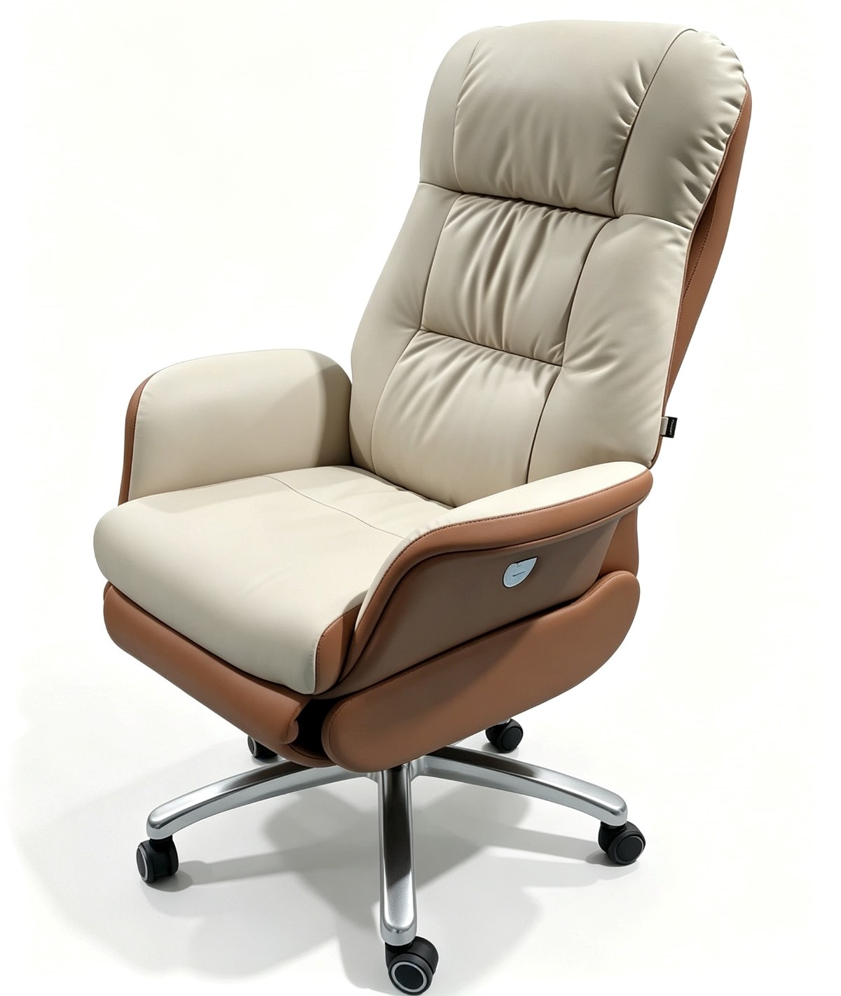 Кресло ICONTRON GRAVITY Prime chair Ivory white, Caramel (1781490016) недорого