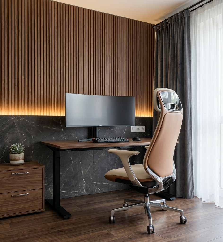 Кресло ICONTRON IDOL CHAIR Ivory cognac в офисе