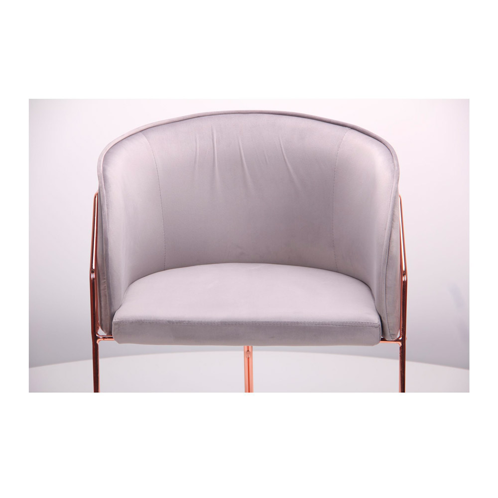 Кресло Kagu Светло-серый, Rose gold (08442621) в интернет-магазине