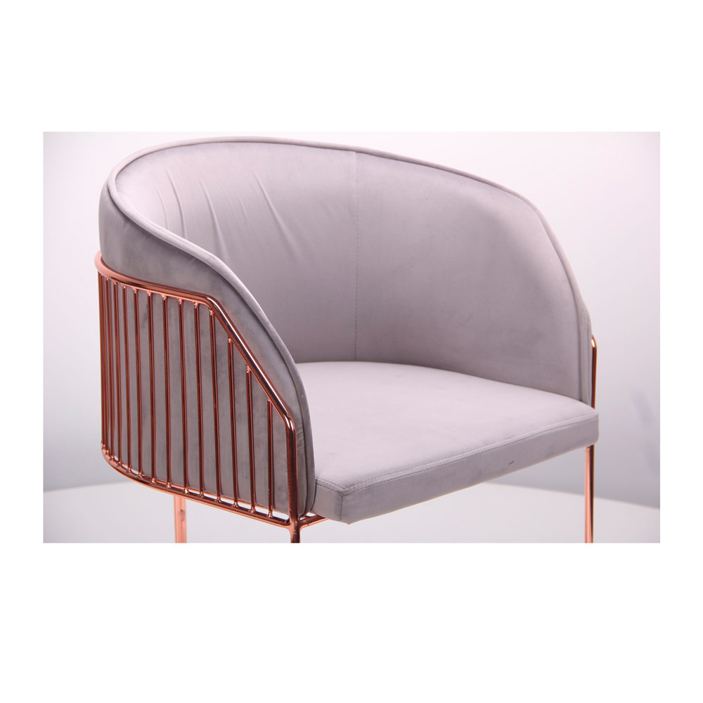 Кресло Kagu Светло-серый, Rose gold (08442621) в Киеве