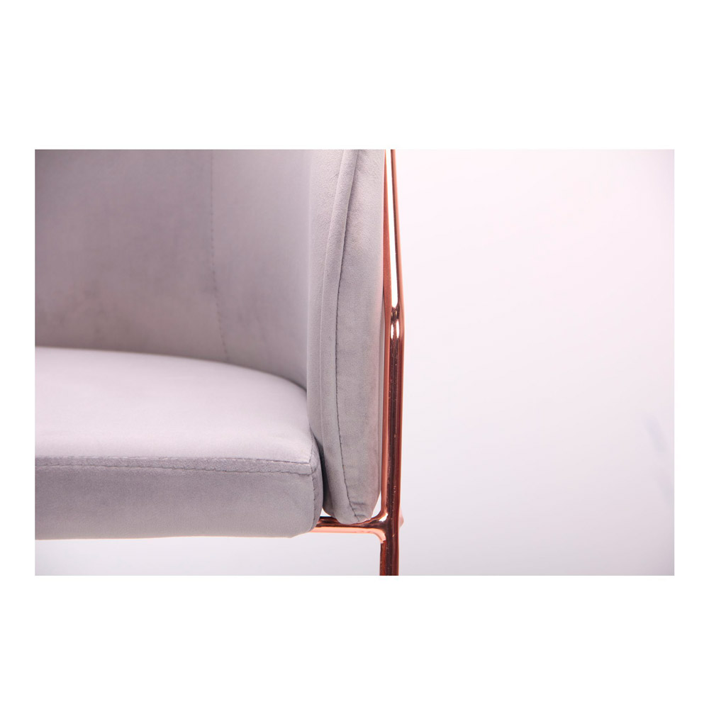 Кресло Kagu Светло-серый, Rose gold (08442621) цена
