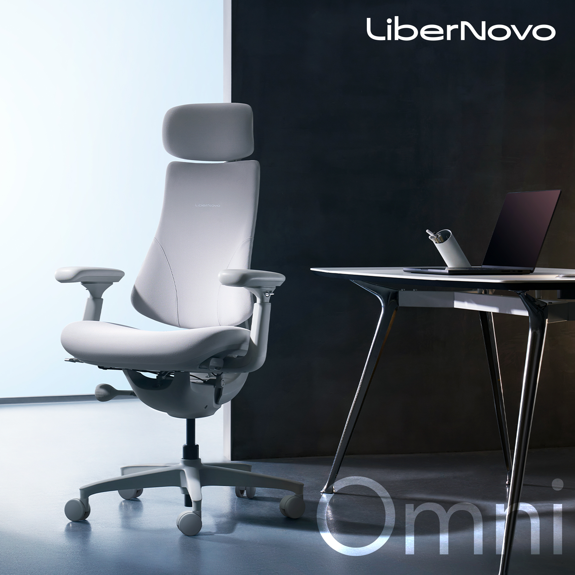 Кресло LiberNovo Omni Space Grey (1811489488) цена