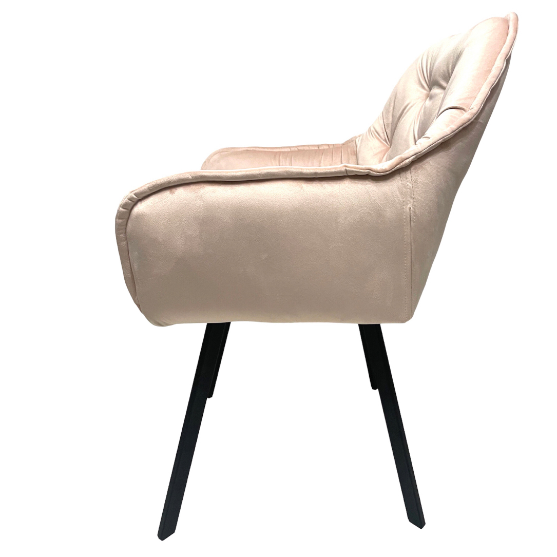 Кресло Lounge Deluxe Velour 33, Черный (72858754) дешево