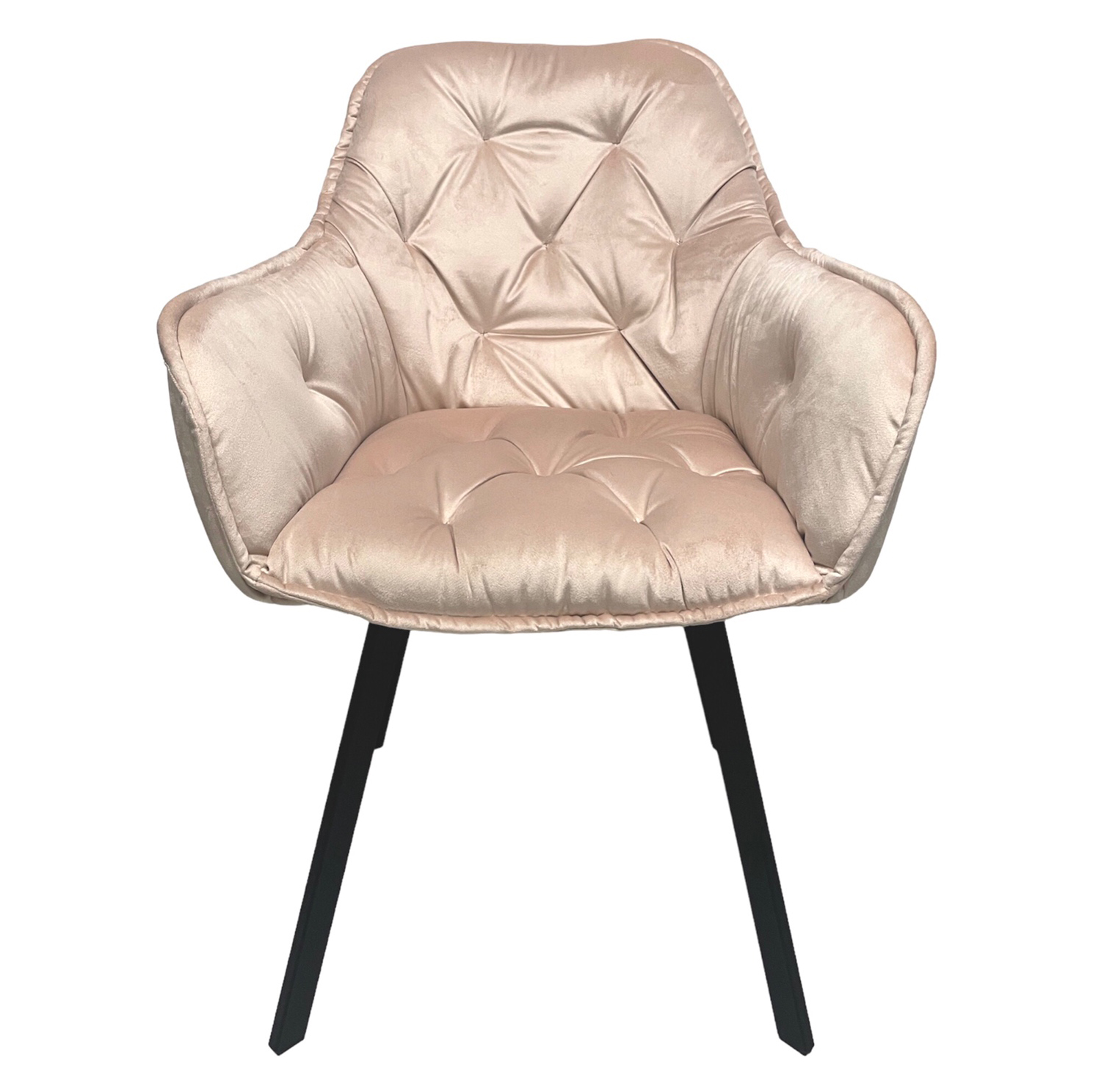 Кресло Lounge Deluxe Velour 33, Черный (72858754) недорого